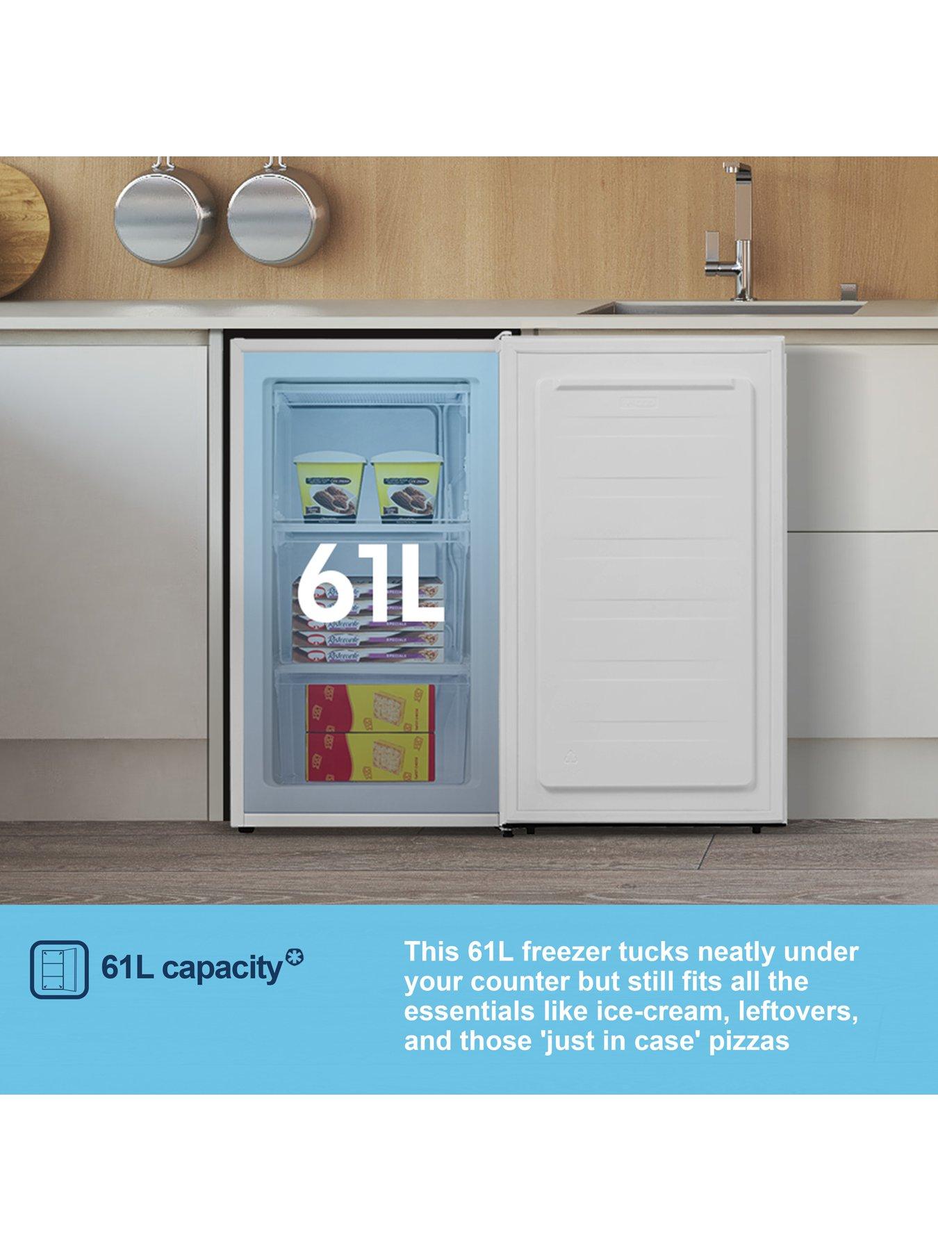 Image 4 of 7 of Fridgemaster MUZ4860E 48cm Wide Under-Counter Freezer - White
