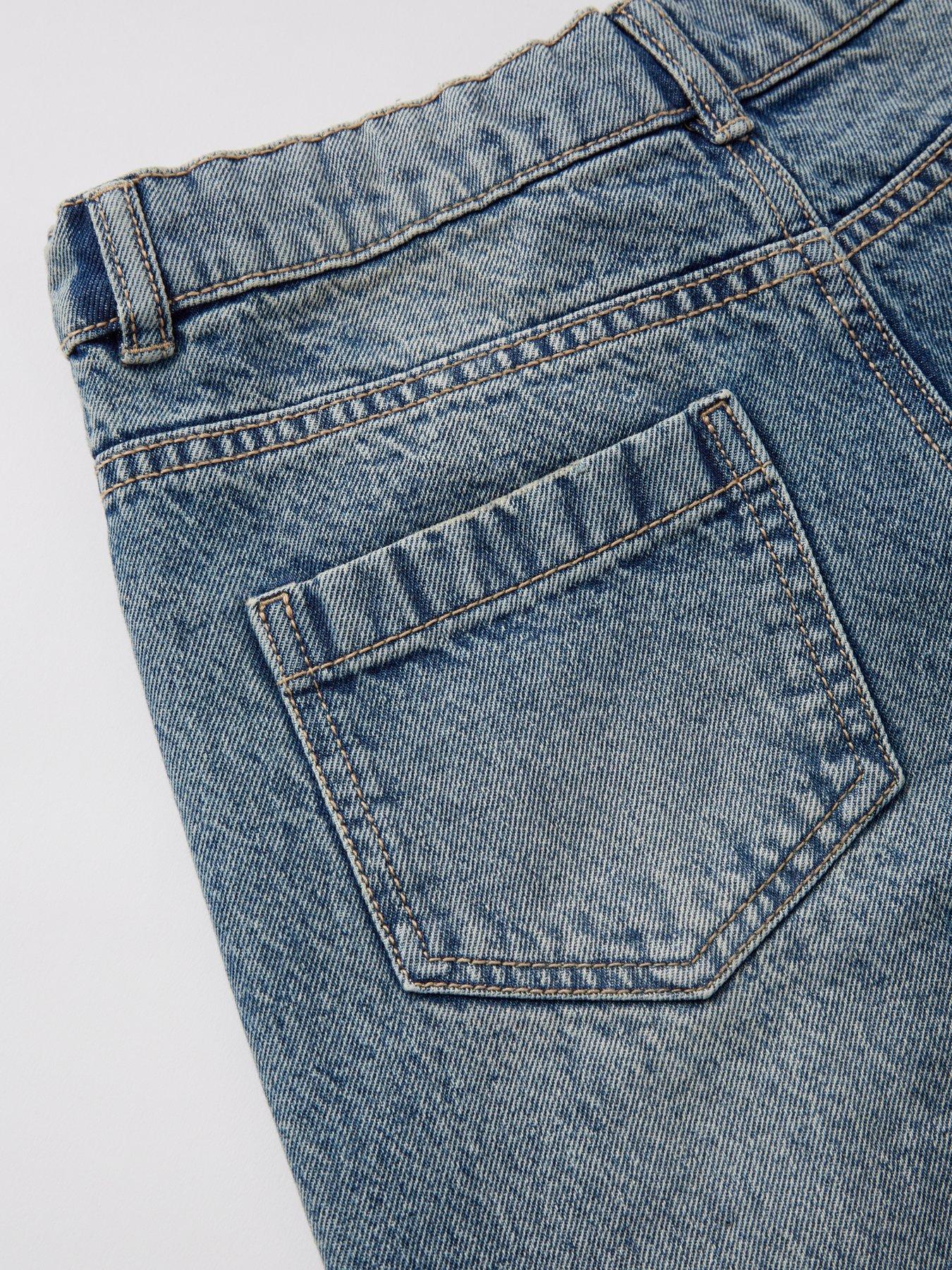 Image 4 of 4 of V by Very Girls Straight Leg Jean - Mid Blue
