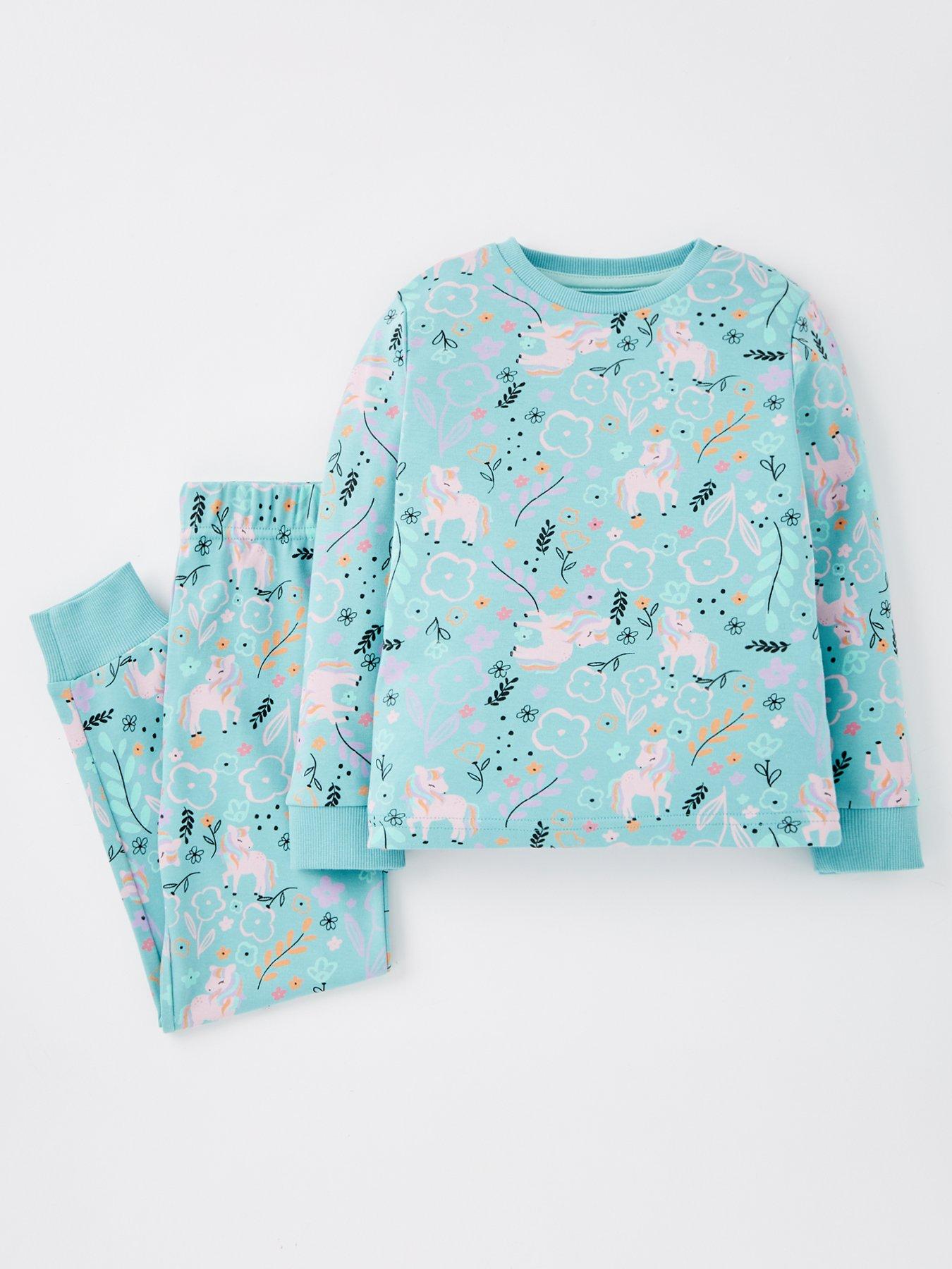 Image 3 of 5 of Mini V by Very Girls Unicorn 3 Pack Pyjama Set - Multi