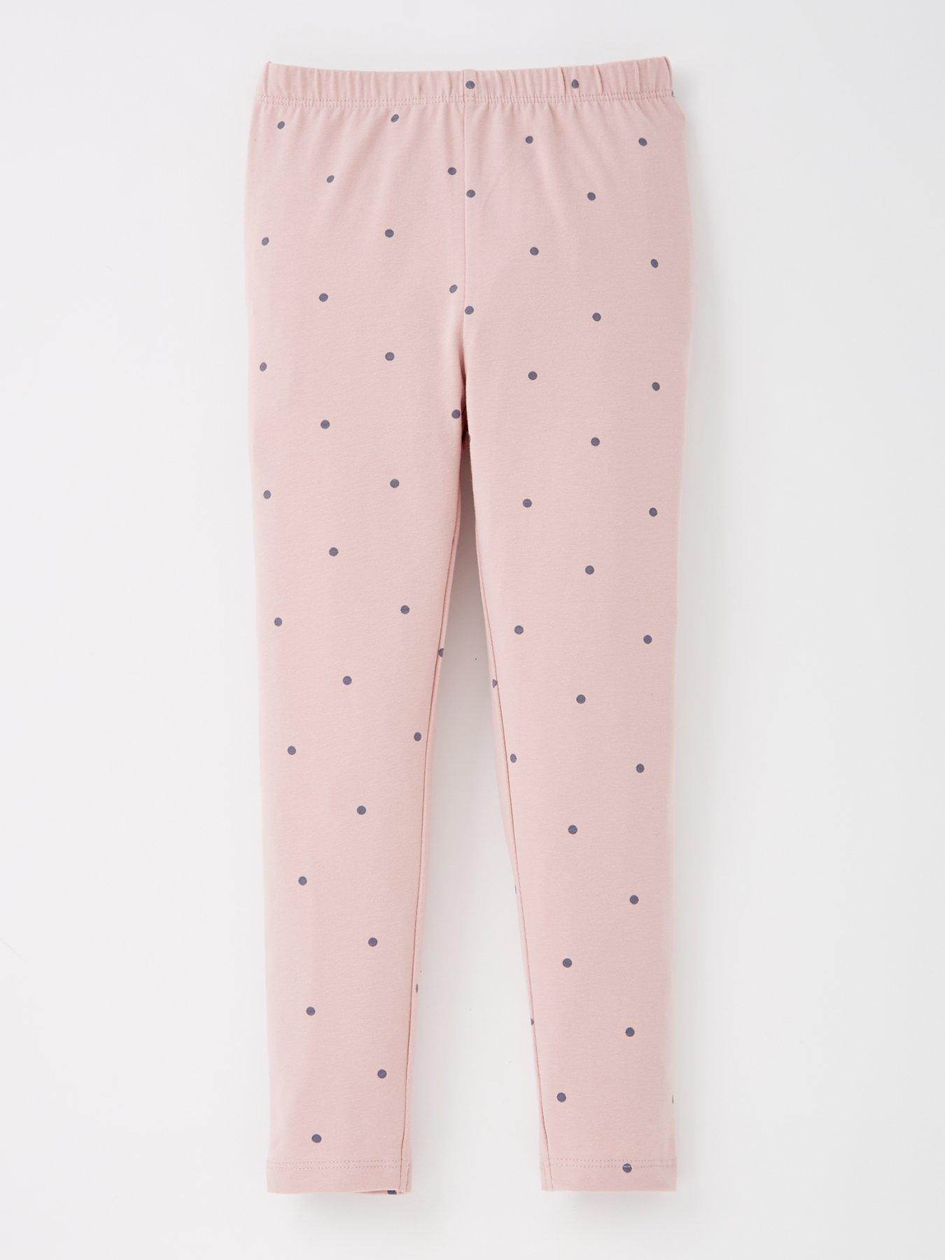 Image 3 of 5 of Mini V by Very Girls 5 Pack Floral And Spot Leggings - Multi