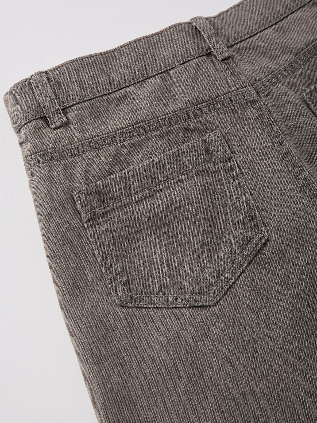 Image 4 of 4 of V by Very Girls Black Straight Leg Jean - Grey
