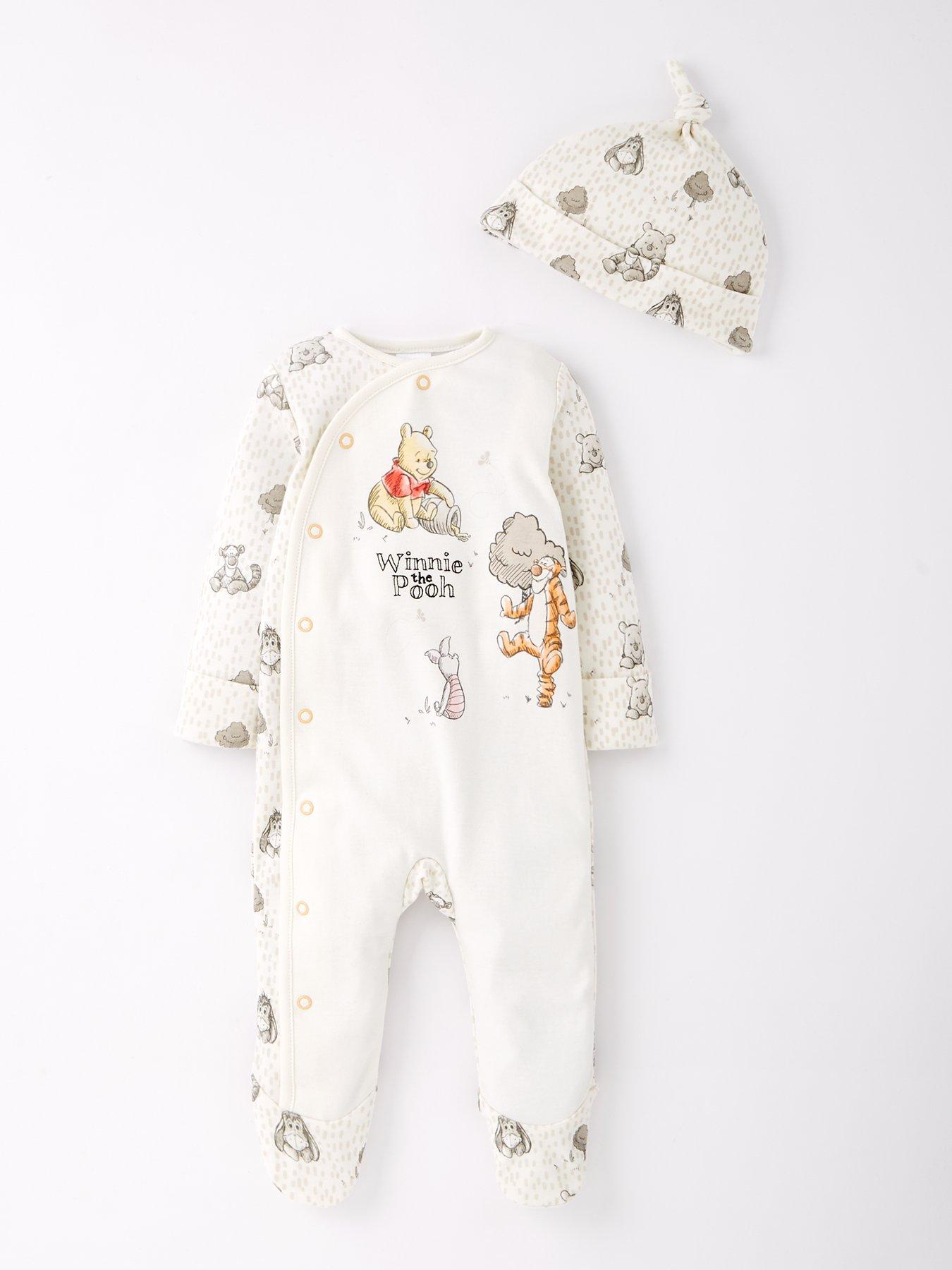 winnie-the-pooh-baby-disney-winnie-the-pooh-2-piece-sleepsuit-and-hat-setfront