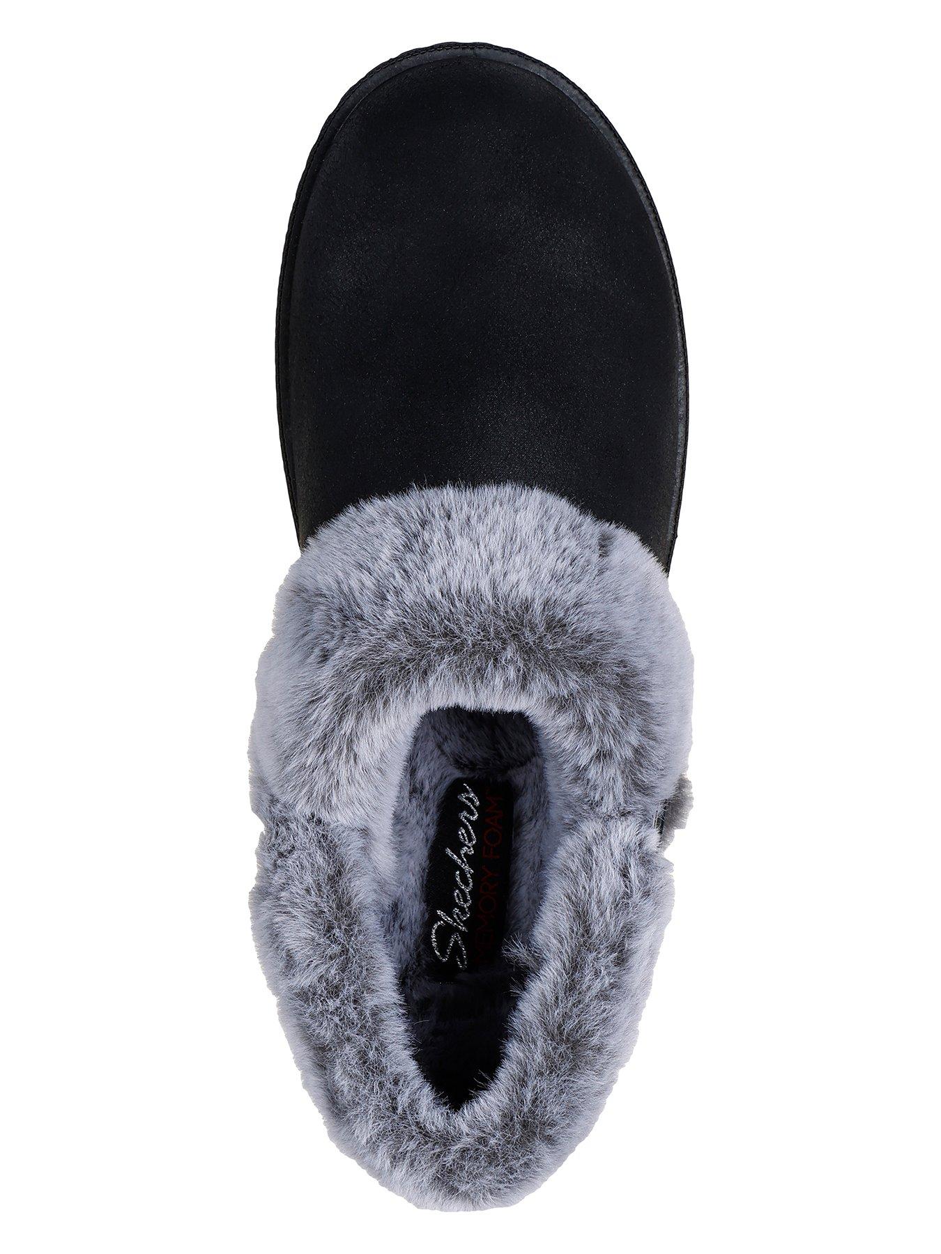 skechers-button-open-quarter-memory-foam-slippers-blackoutfit