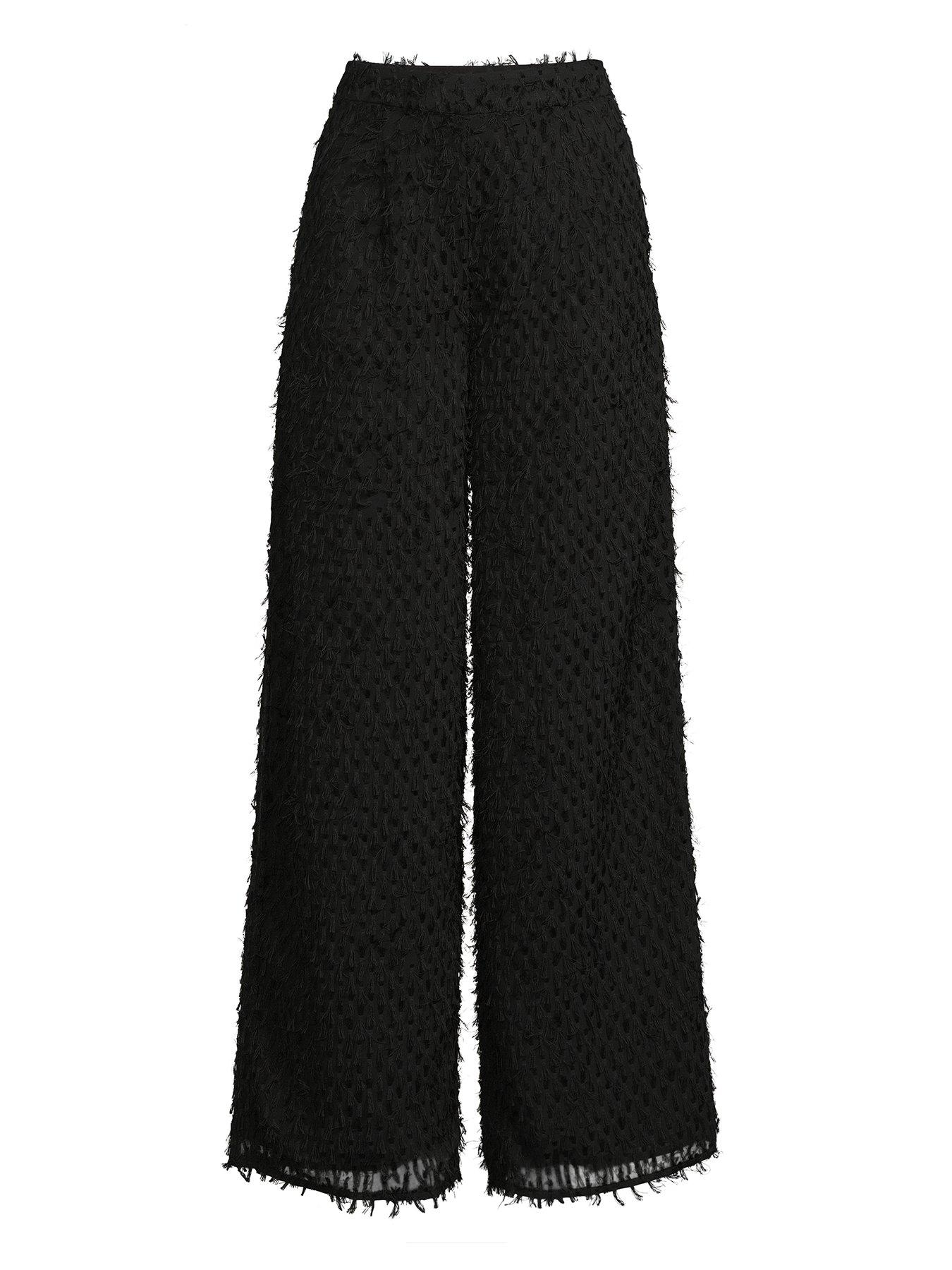 michelle-keegan-co-ord-eyelash-woven-wide-leg-trousers-blackdetail