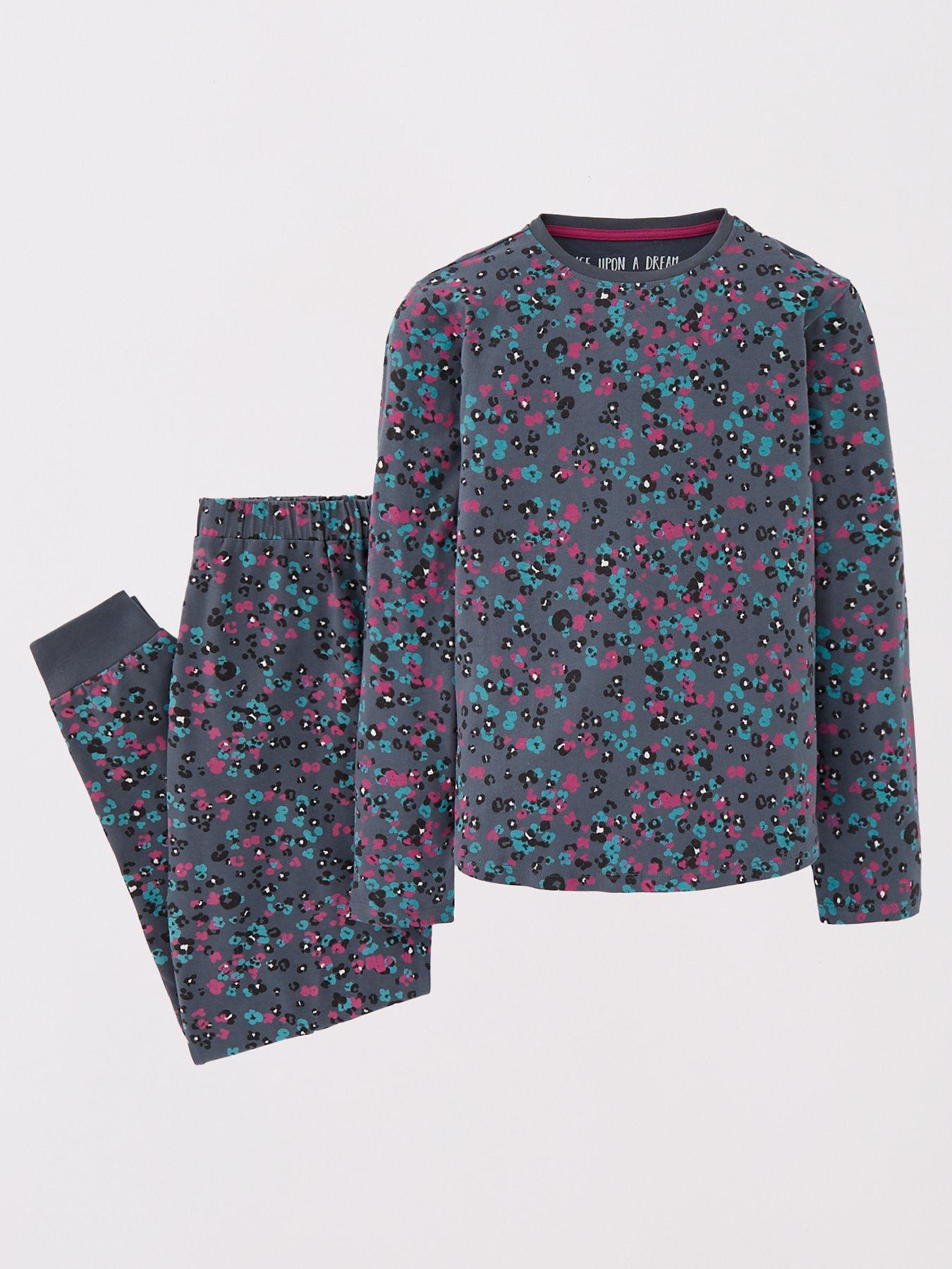 Image 2 of 5 of V by Very Girls 3 Pack New York, Animal And Spot Pyjama Set
