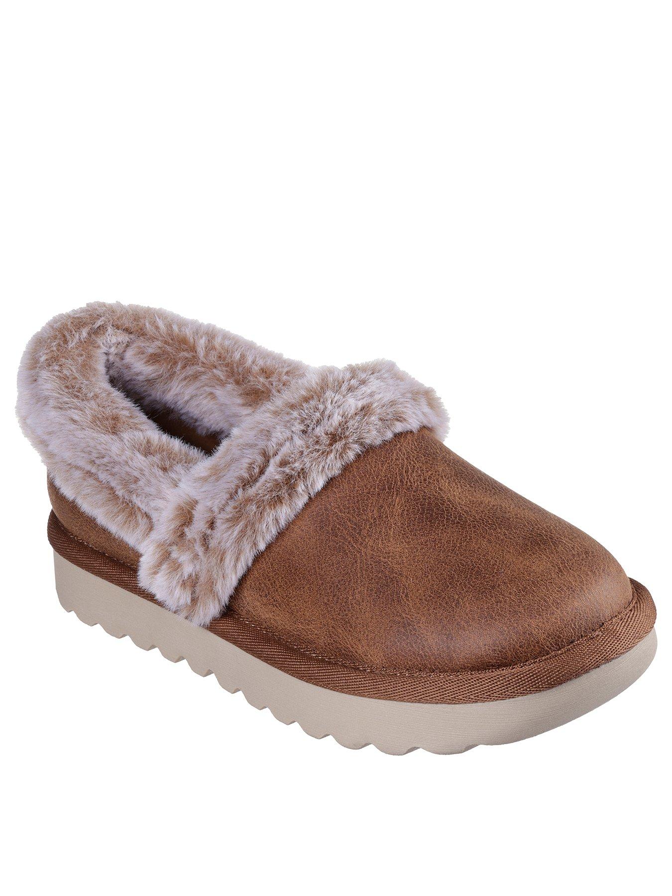 skechers-a-line-cosy-memory-foam-slippers-brownstillFront