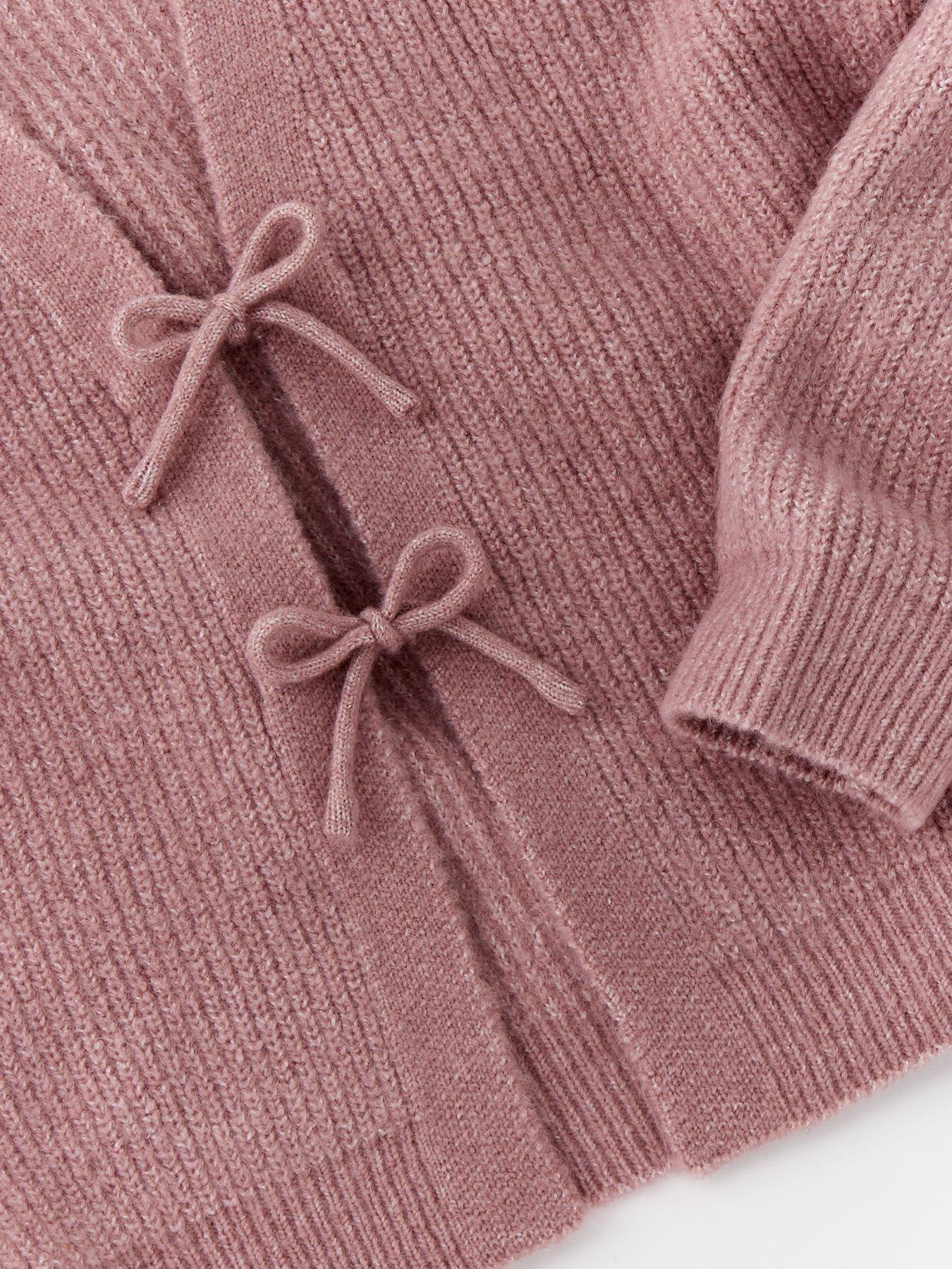 v-by-very-girls-knitted-bow-cardigandetail