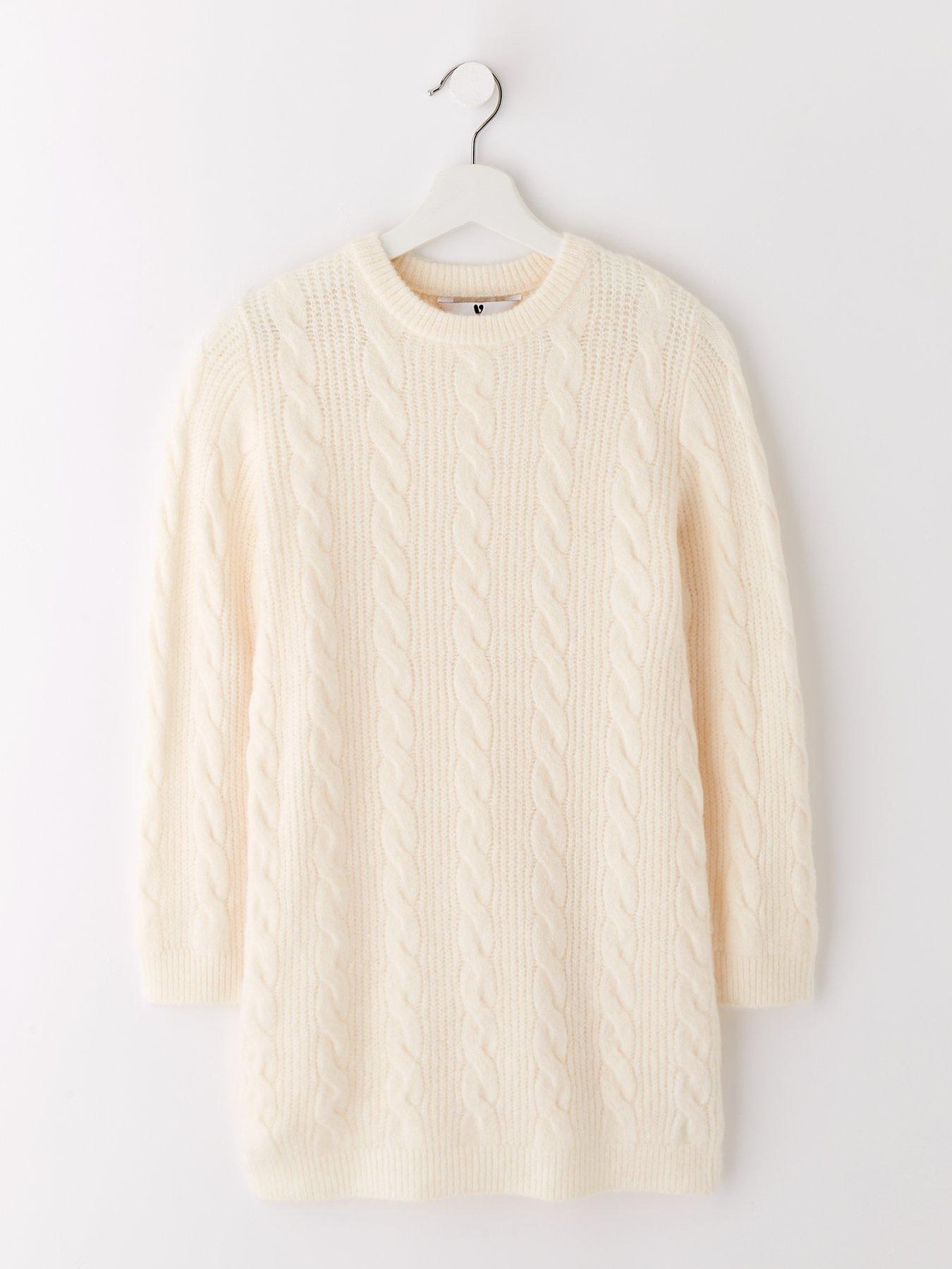 v-by-very-girls-cable-knit-dress