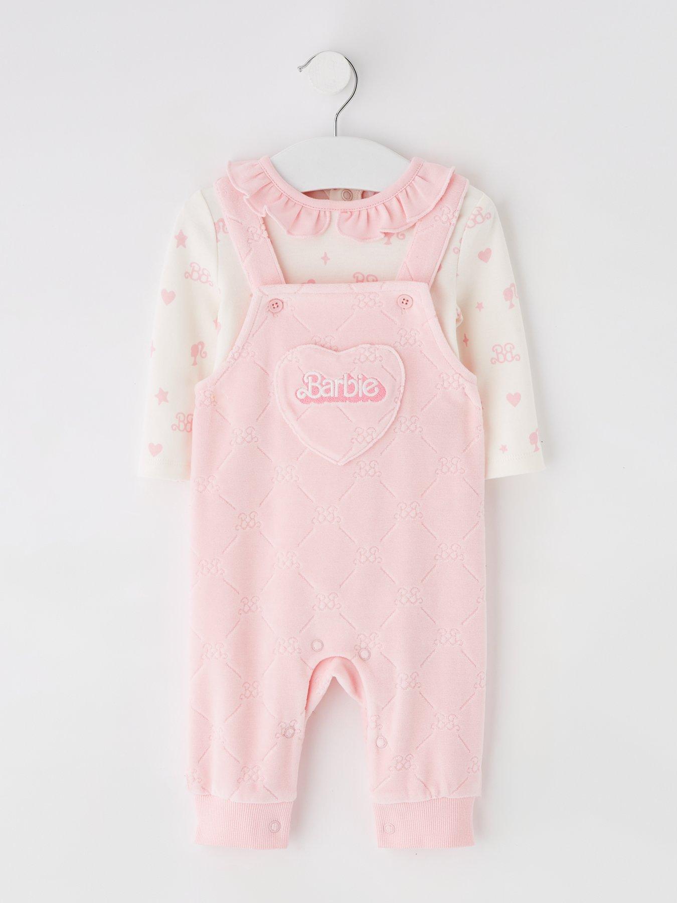 barbie-baby-barbie-2-piece-bodysuit-and-dungaree-set-pink