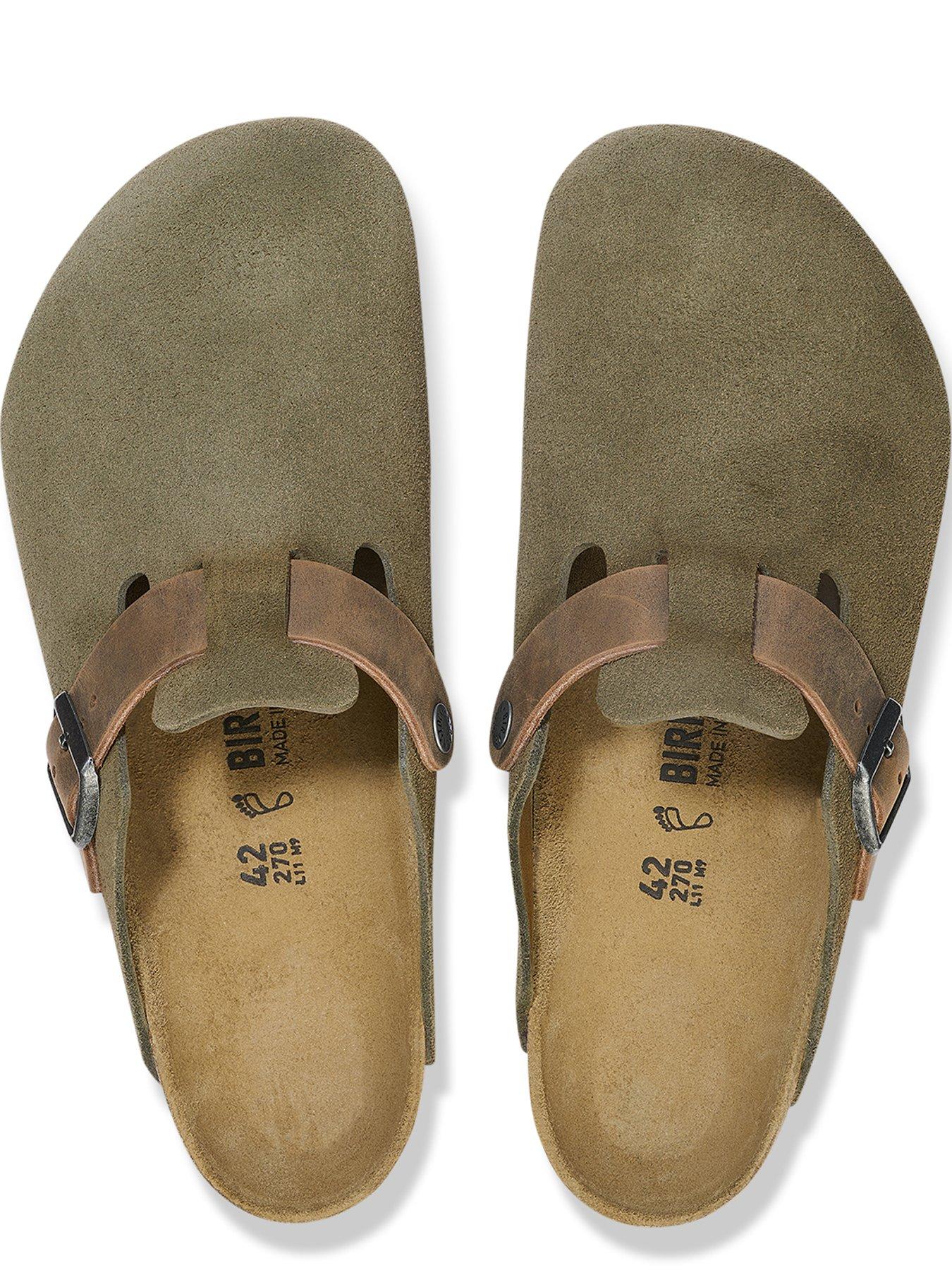 Birkenstock Birkenstock Men's Boston Mixed Leather Sandals