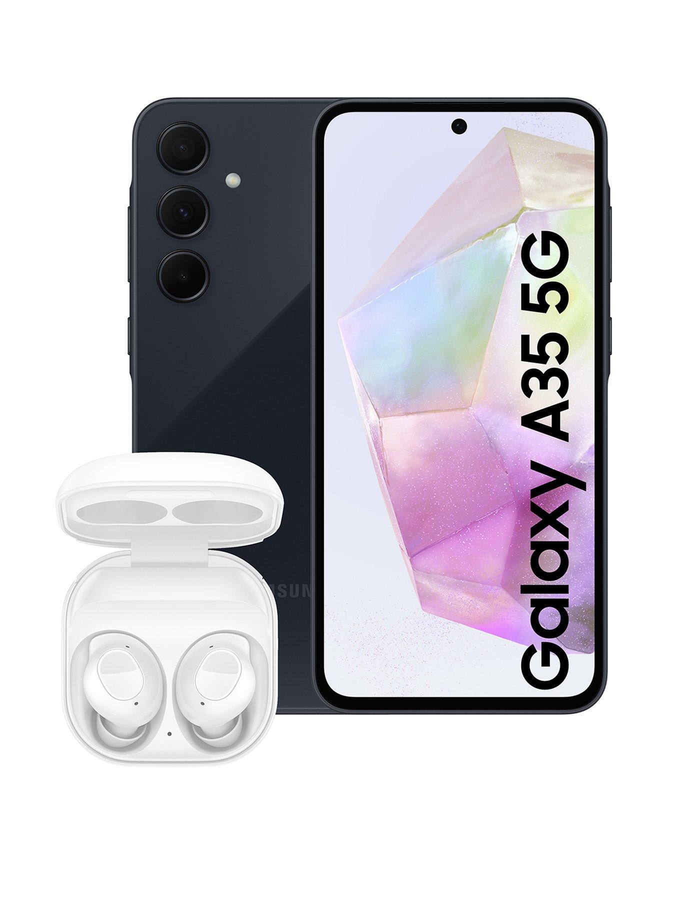 undefined Galaxy A35 5G (6GB RAM, 128GB Storage) with Galaxy Buds FE Earbuds (White)