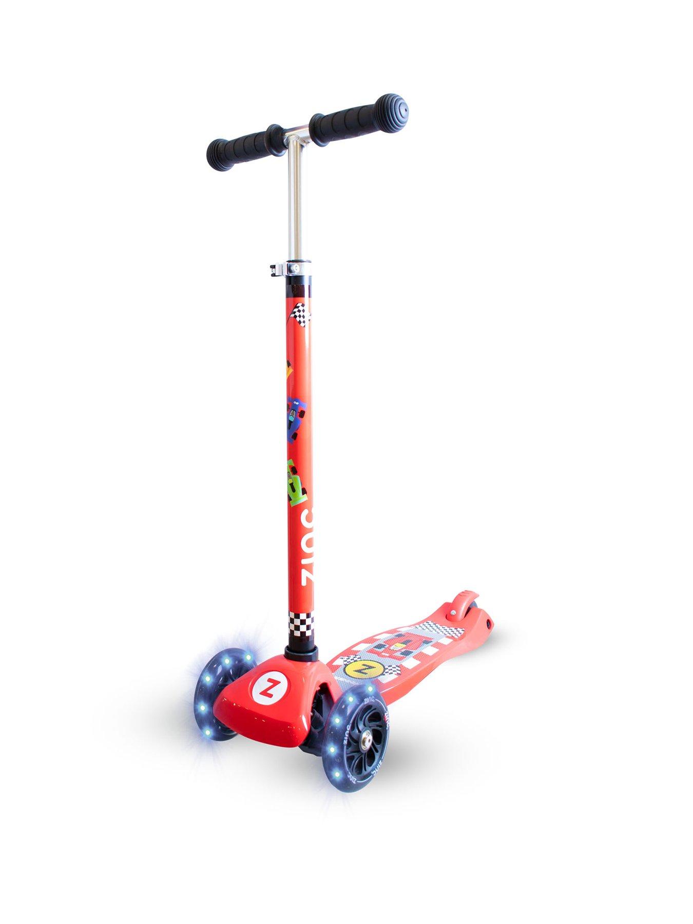 Zinc Zinc Three Wheeled Light Up Explorer Scooter - Racing Car