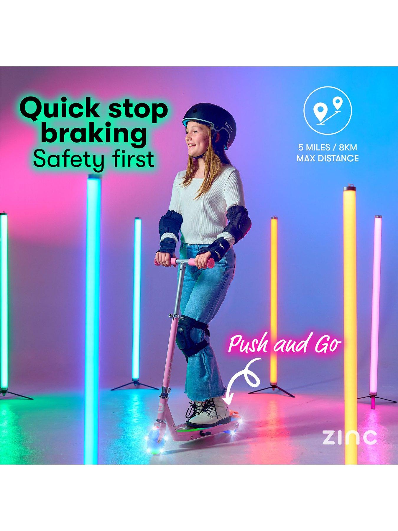 zinc-spirit-kids-electric-scooter-pinkdetail