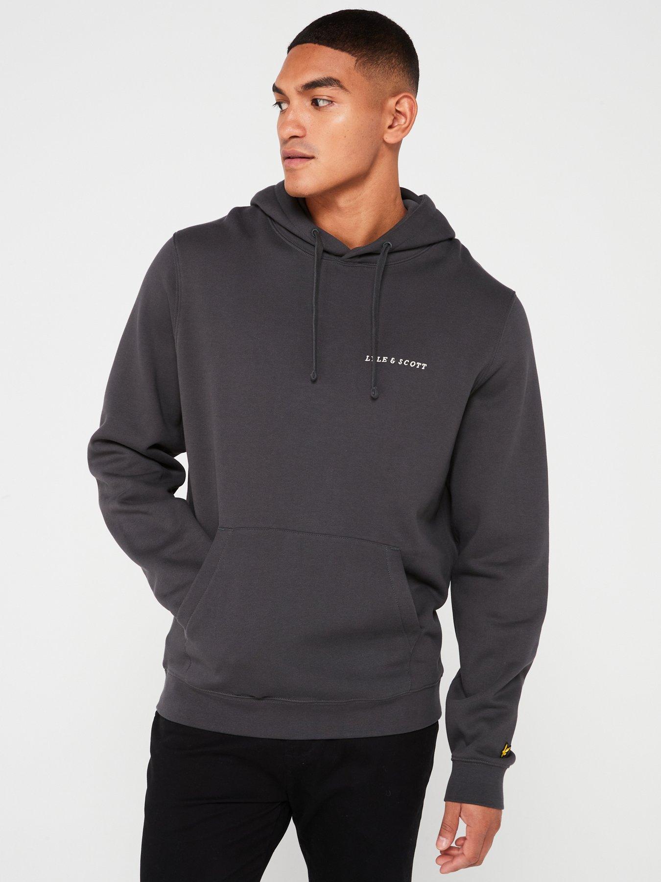 lyle-scott-embroidered-overhead-hoodie-dark-grey