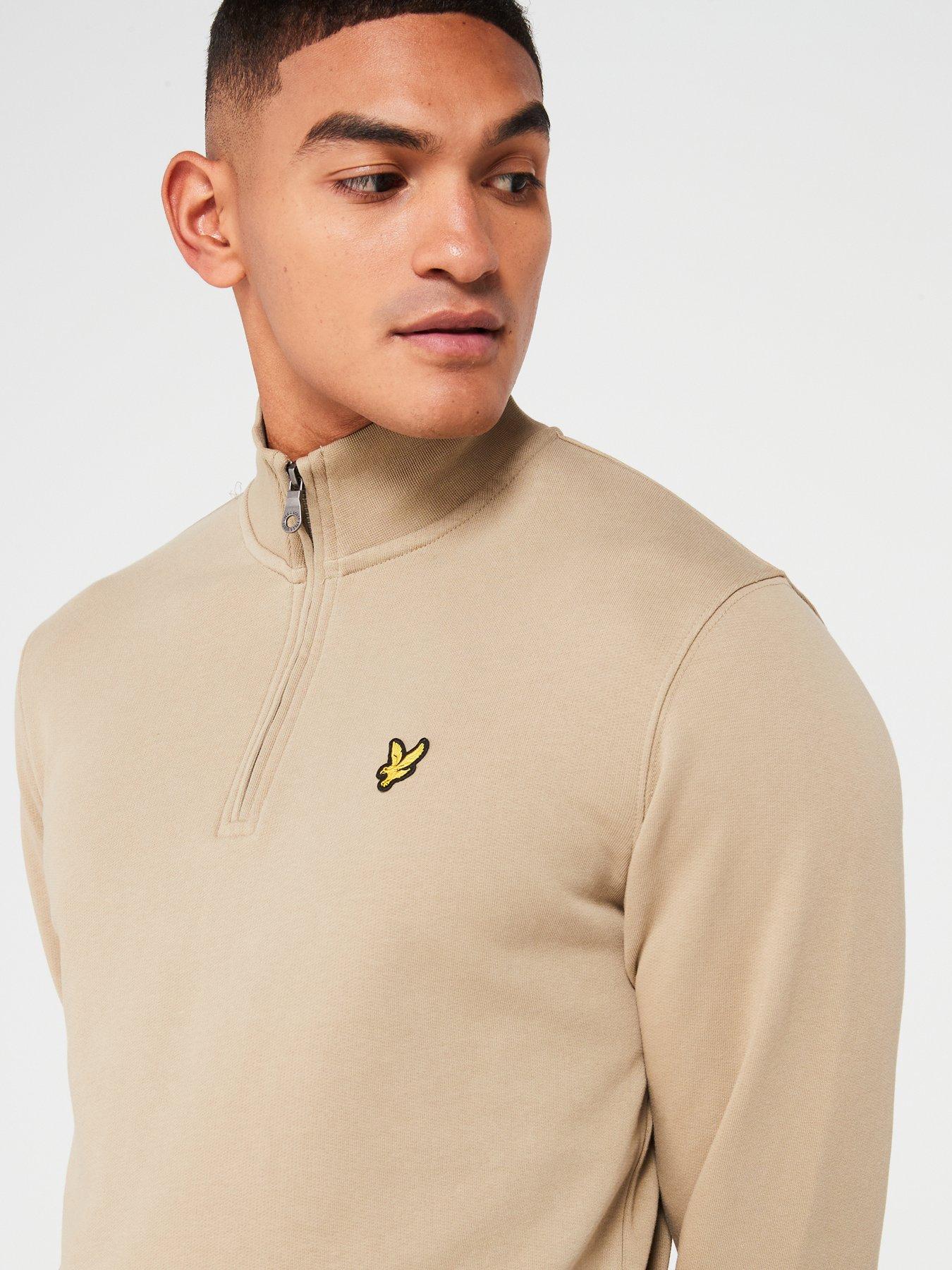 lyle-scott-lyle-amp-scott-loopback-quarter-zip-sweat-top-khakioutfit