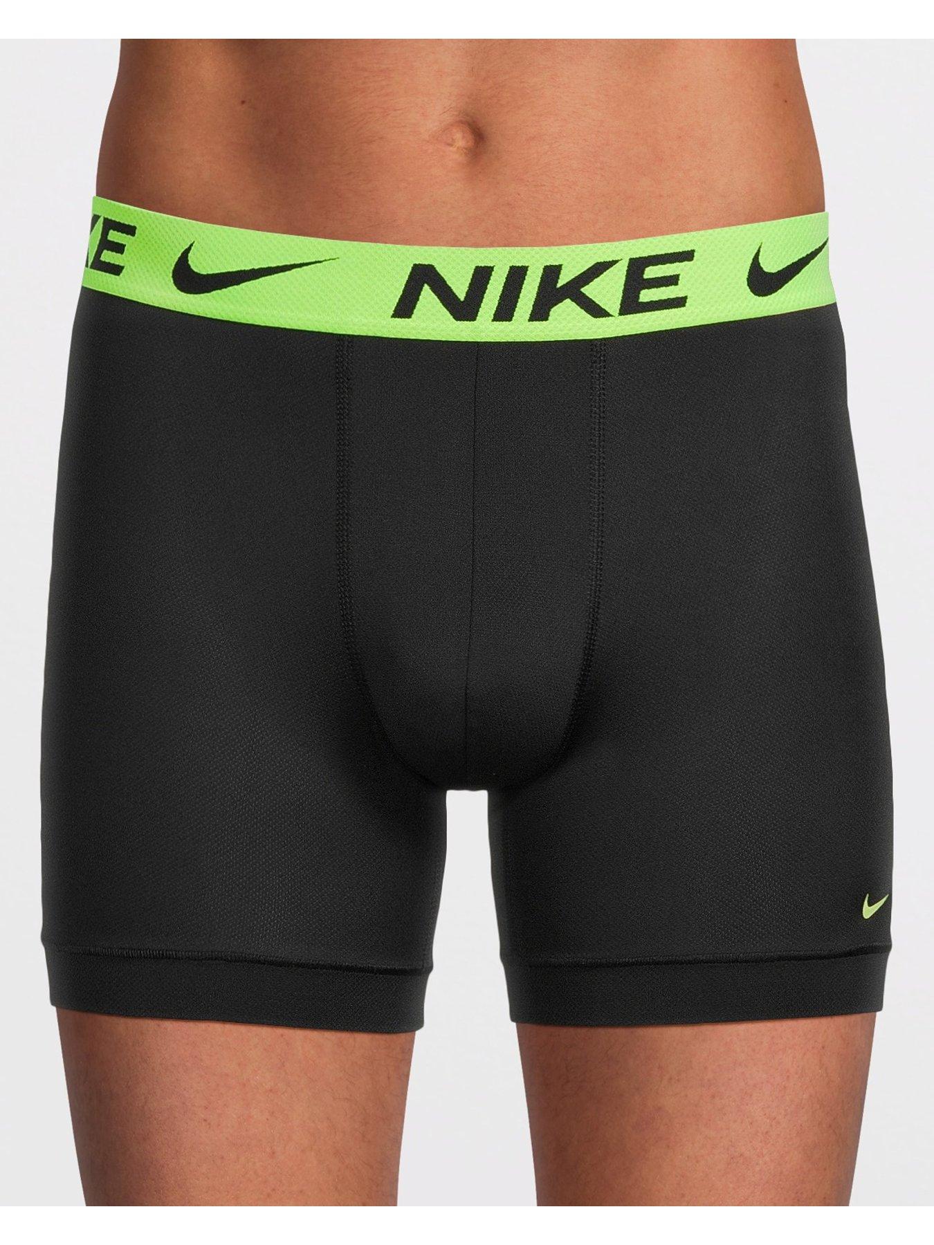 Image 2 of 4 of Nike 3pk Boxer Brief- Black/multi Waistband