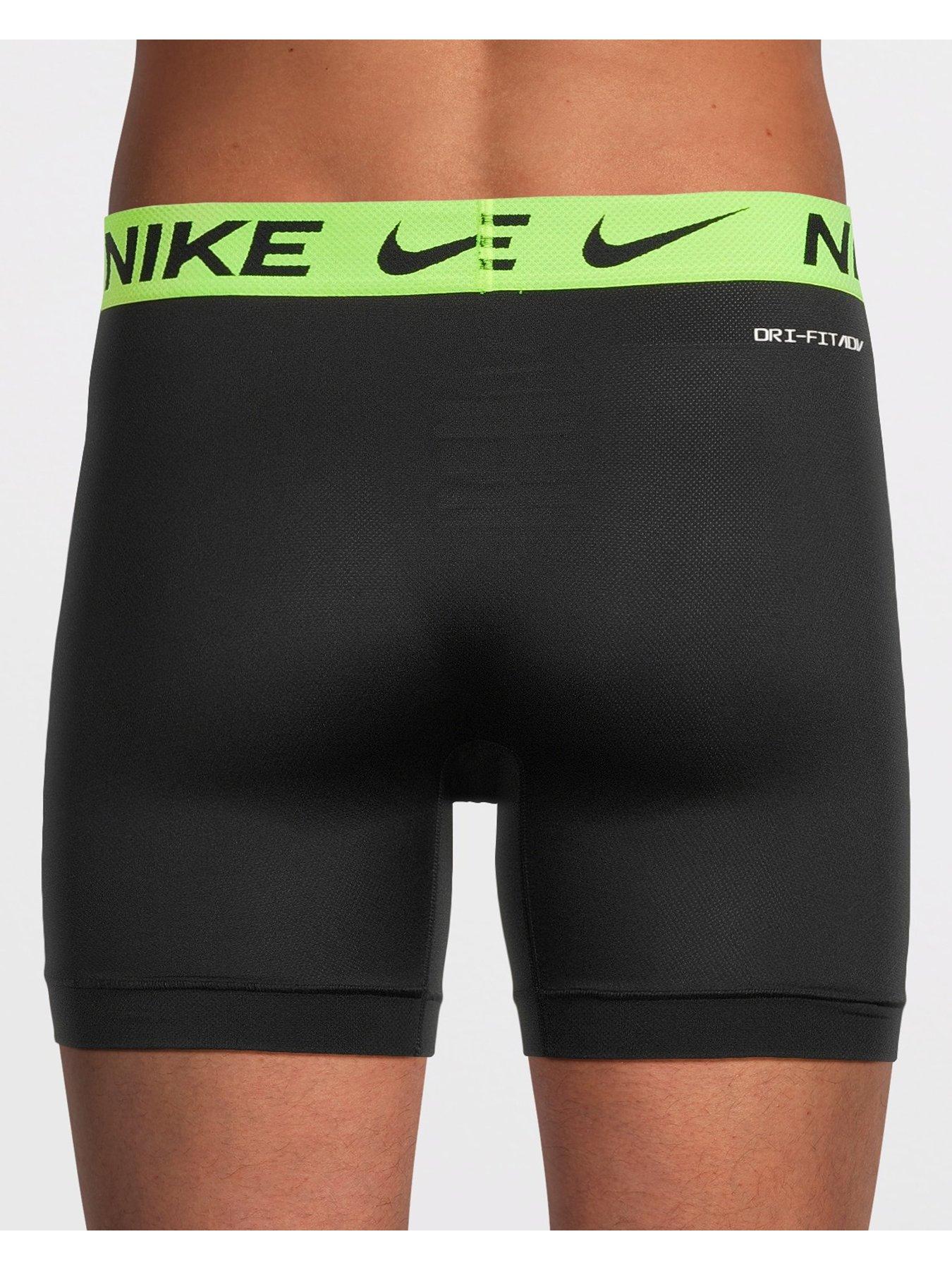 Image 3 of 4 of Nike 3pk Boxer Brief- Black/multi Waistband