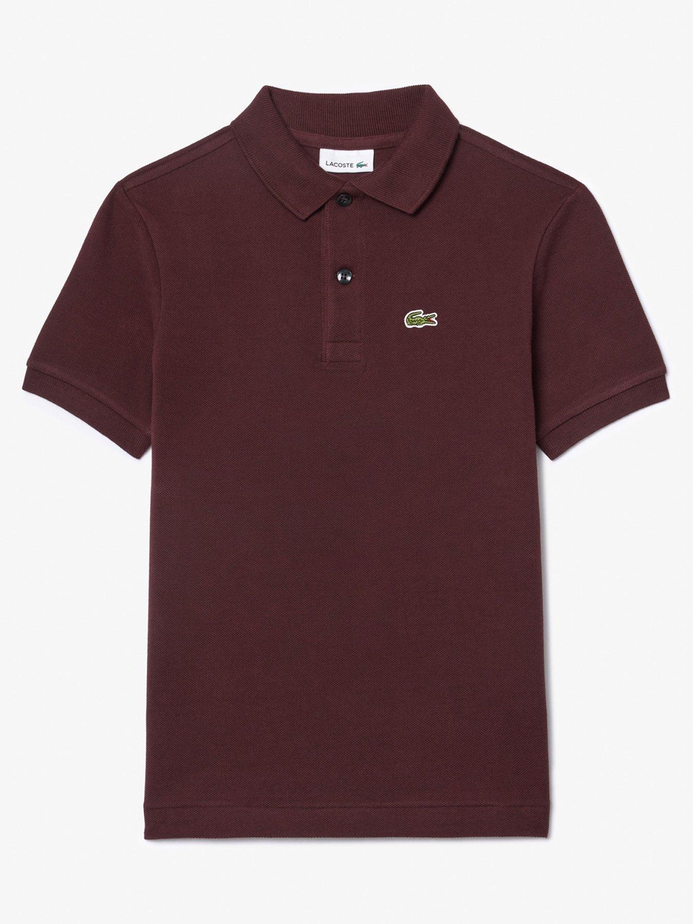 lacoste-kids-core-pique-polo-dark-red