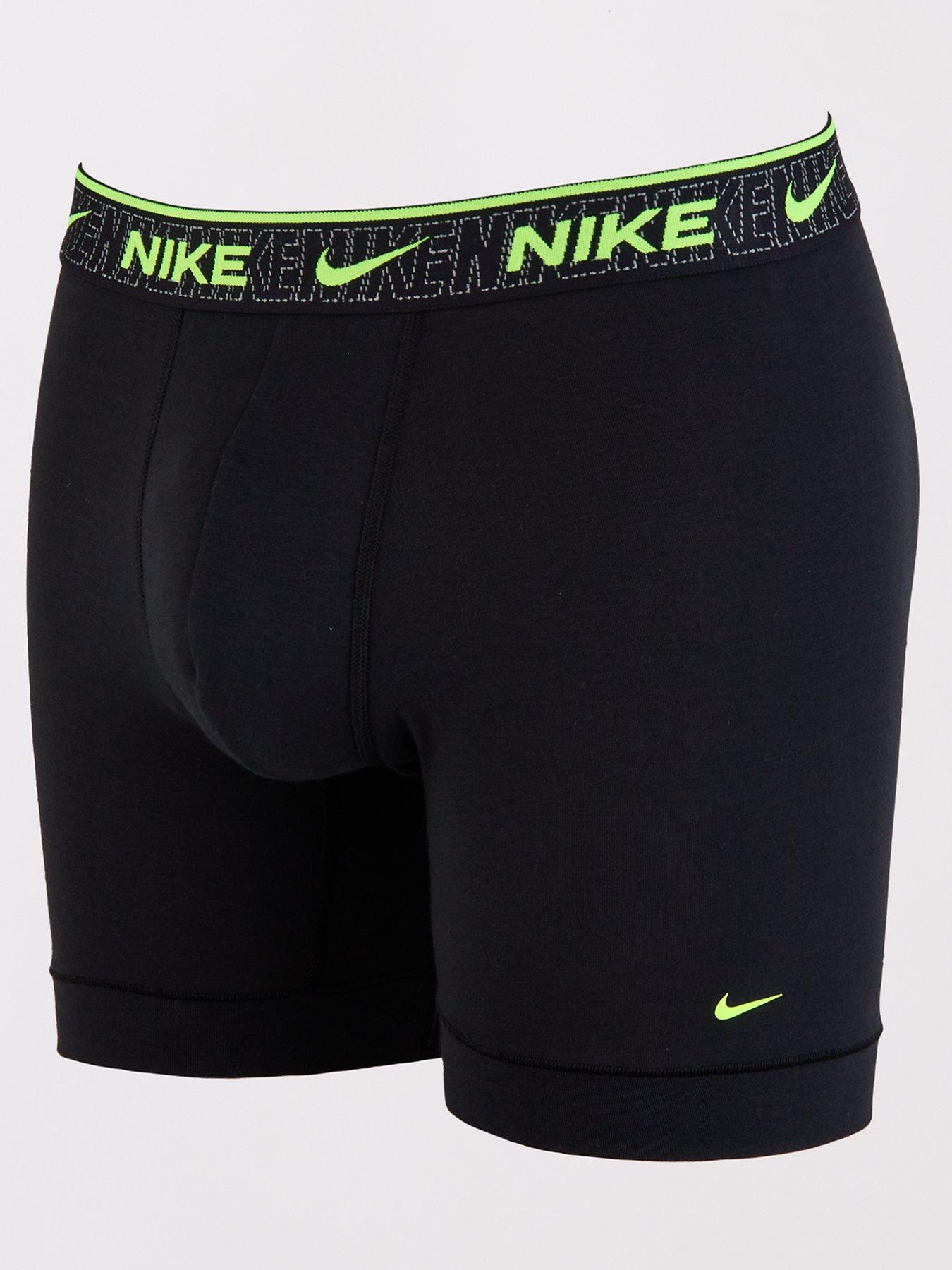 Image 2 of 3 of Nike 3pk Boxer Brief- Black/multi Waistband