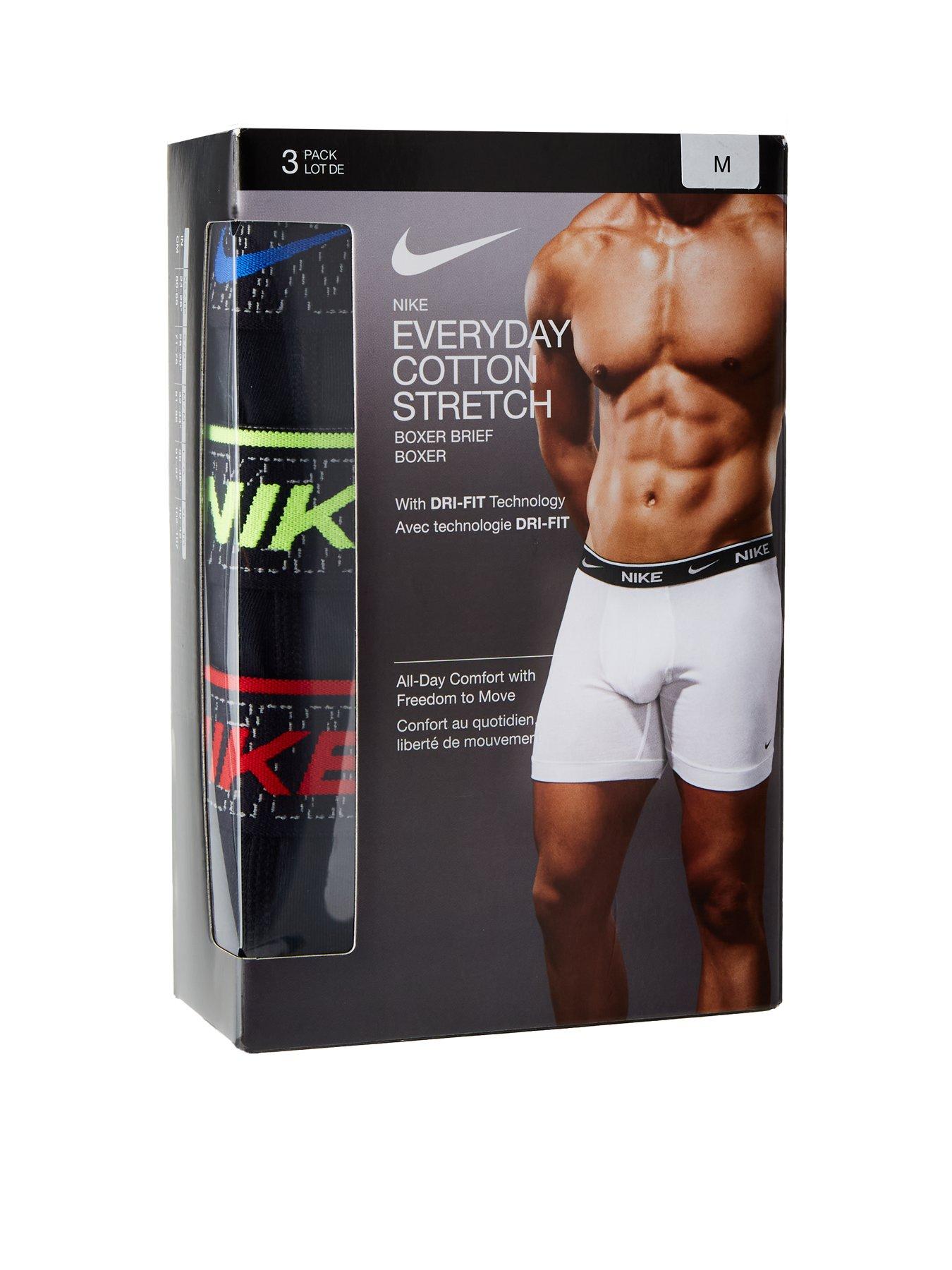 Image 3 of 3 of Nike 3pk Boxer Brief- Black/multi Waistband