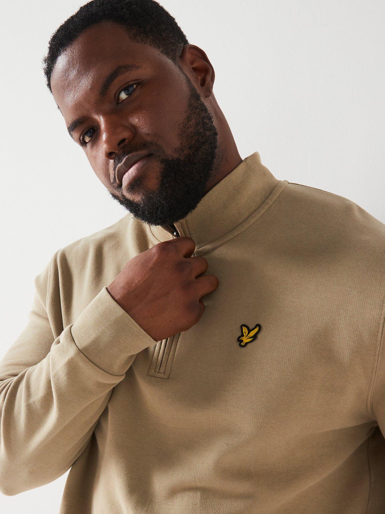 lyle-scott-lyle-amp-scott-big-amp-tall-loopback-quarter-zip-sweat-top-khakioutfit