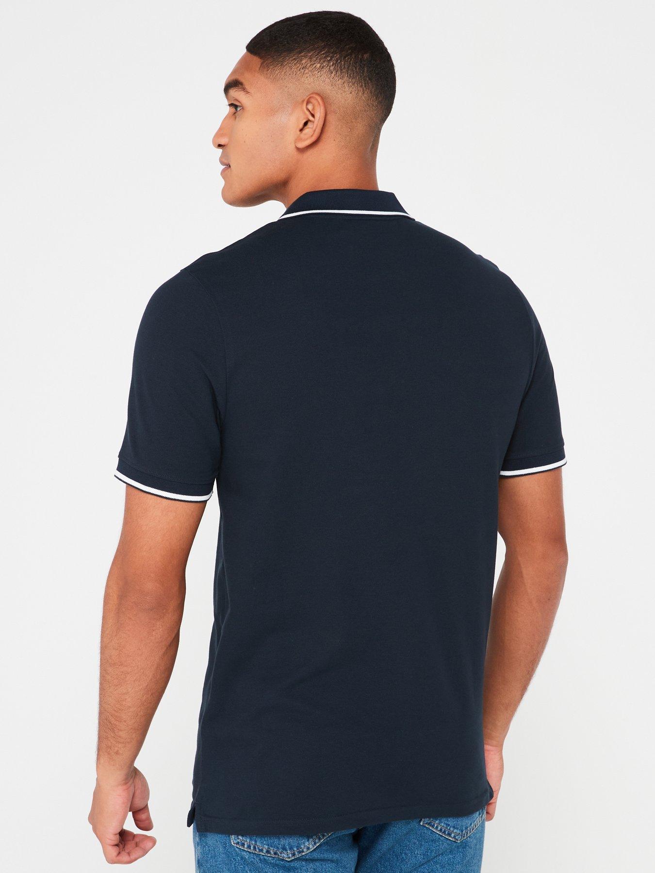 lyle-scott-lyle-amp-scott-short-sleeve-regular-fit-tipped-polo-shirt-navystillFront