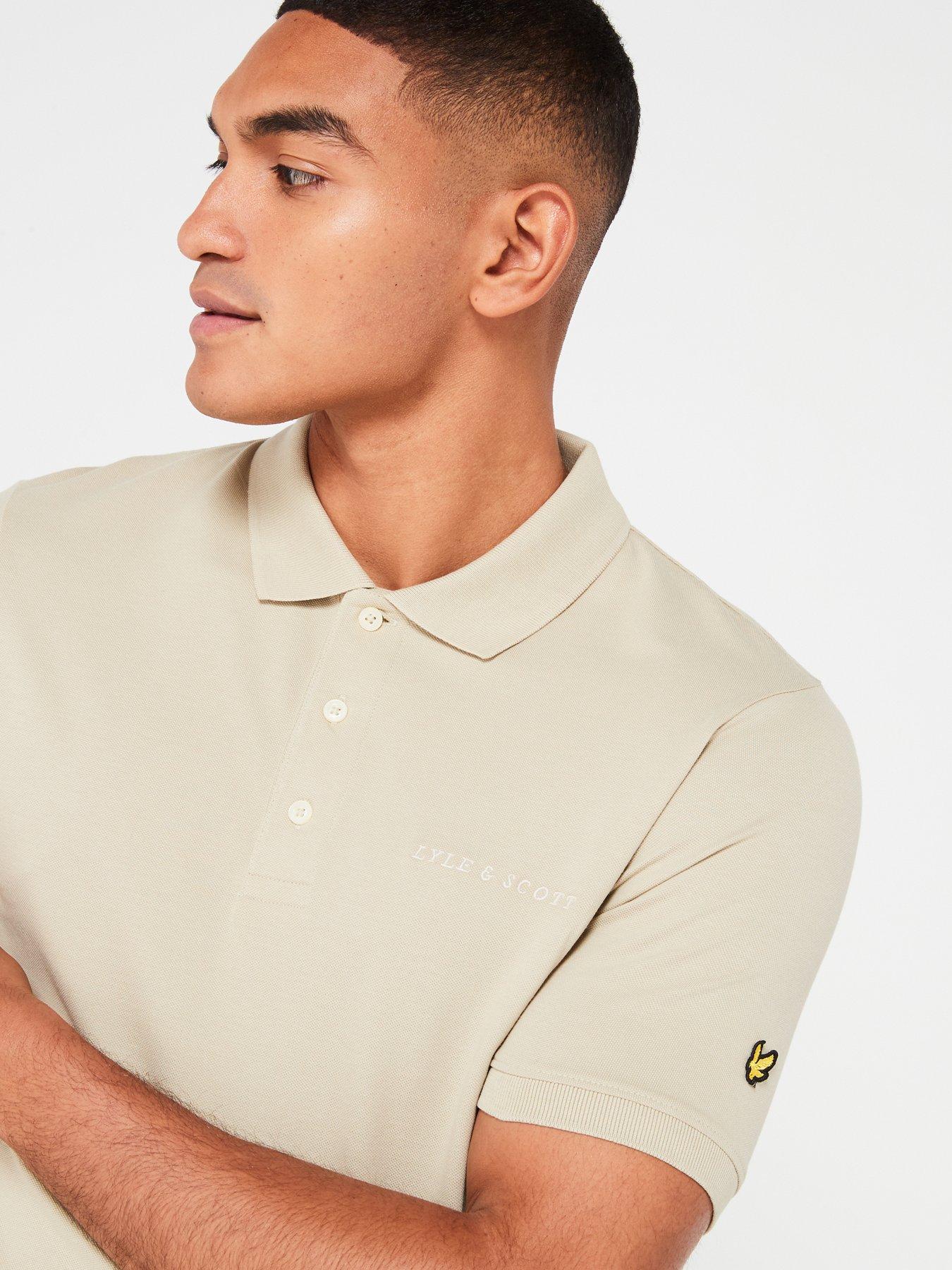 lyle-scott-lyle-amp-scott-short-sleeve-embroidered-regular-fit-polo-shirt-khakioutfit