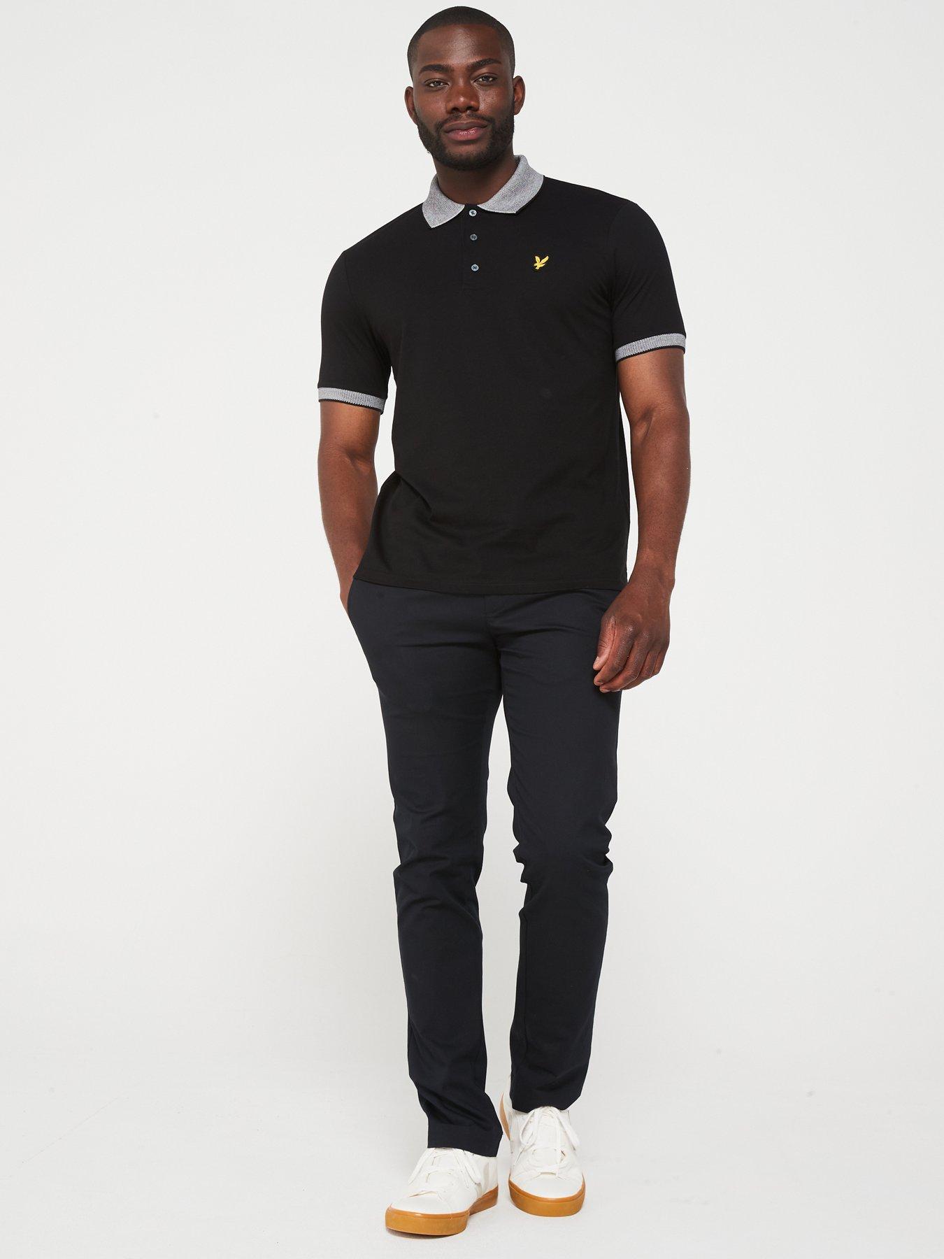 lyle-scott-lyle-amp-scott-short-sleeve-branded-tipped-regular-fit-polo-shirt-blackback