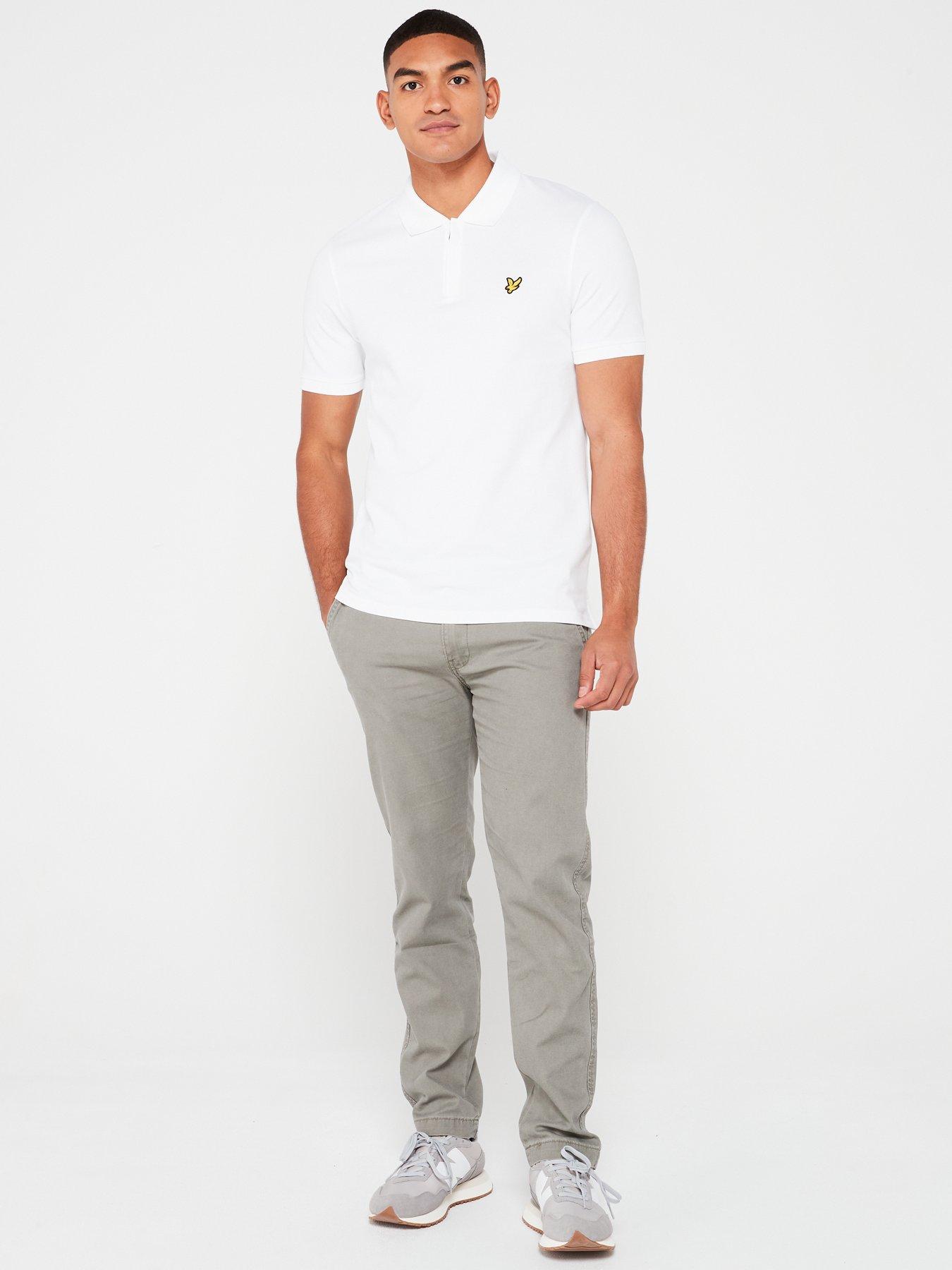 lyle-scott-lyle-amp-scott-short-sleeve-zip-polo-shirt-whiteback