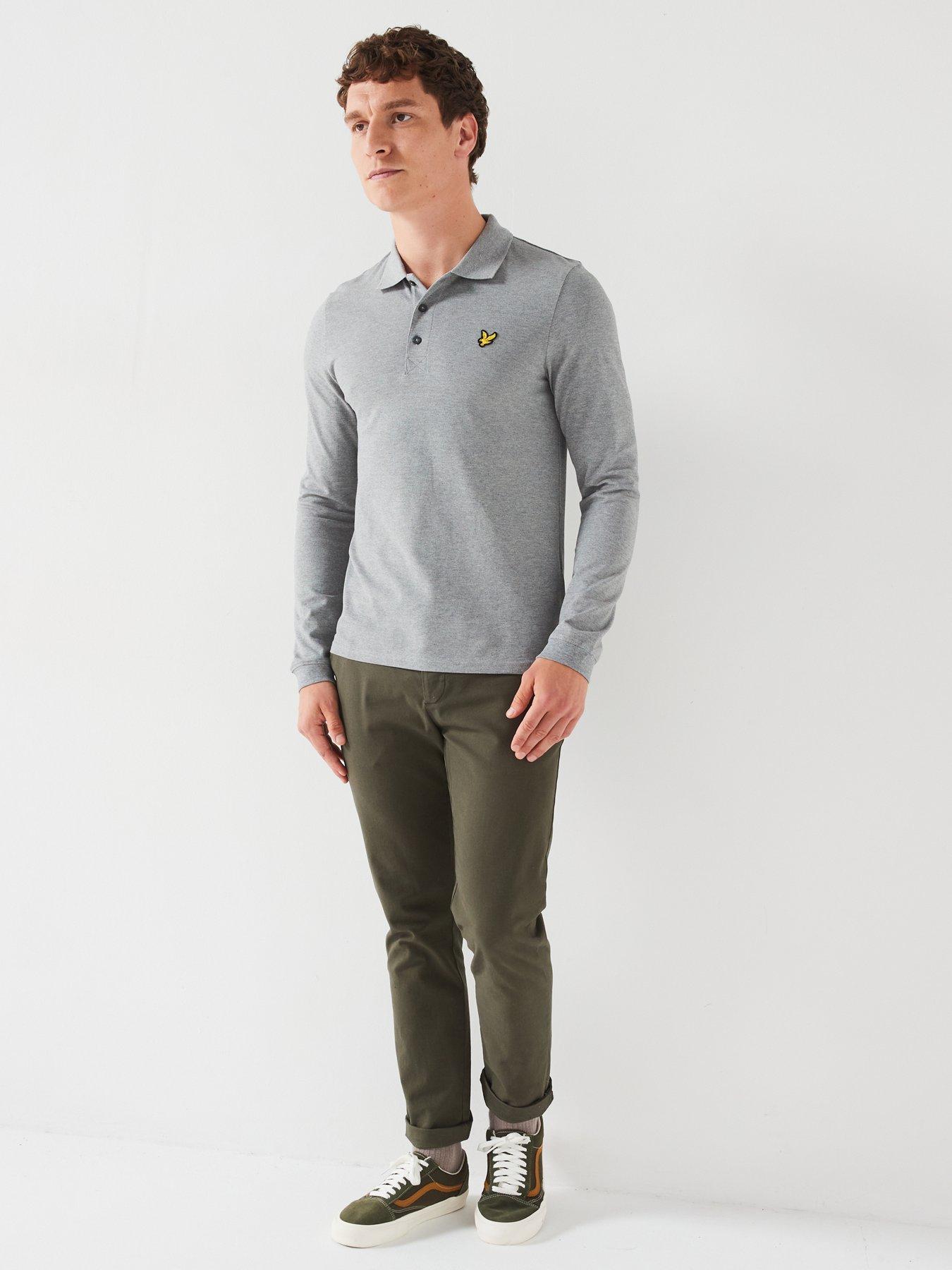 lyle-scott-lyle-amp-scott-long-sleeve-regular-fit-polo-shirt-greyback