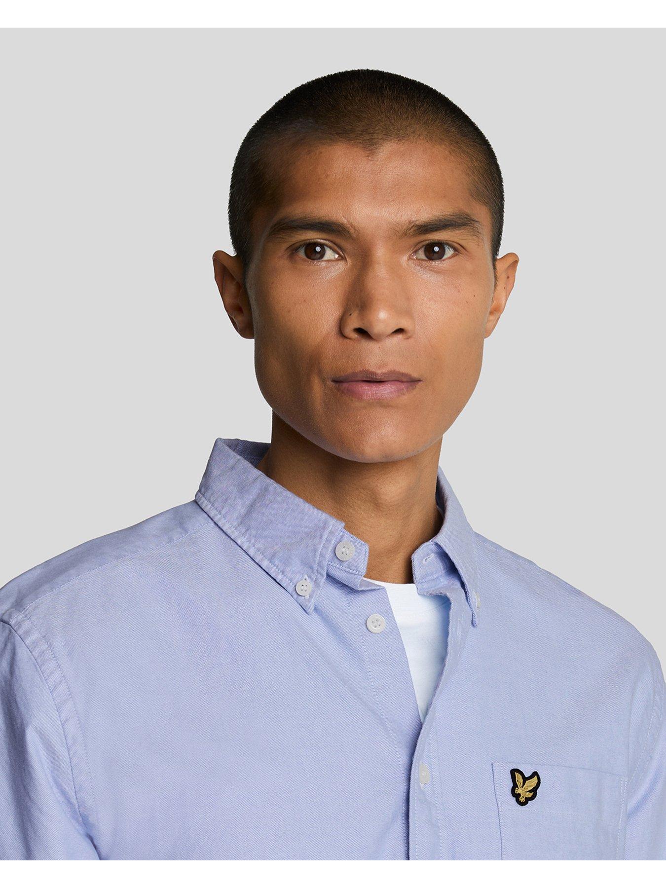 lyle-scott-long-sleeve-regular-fit-plain-oxford-shirt-blueoutfit