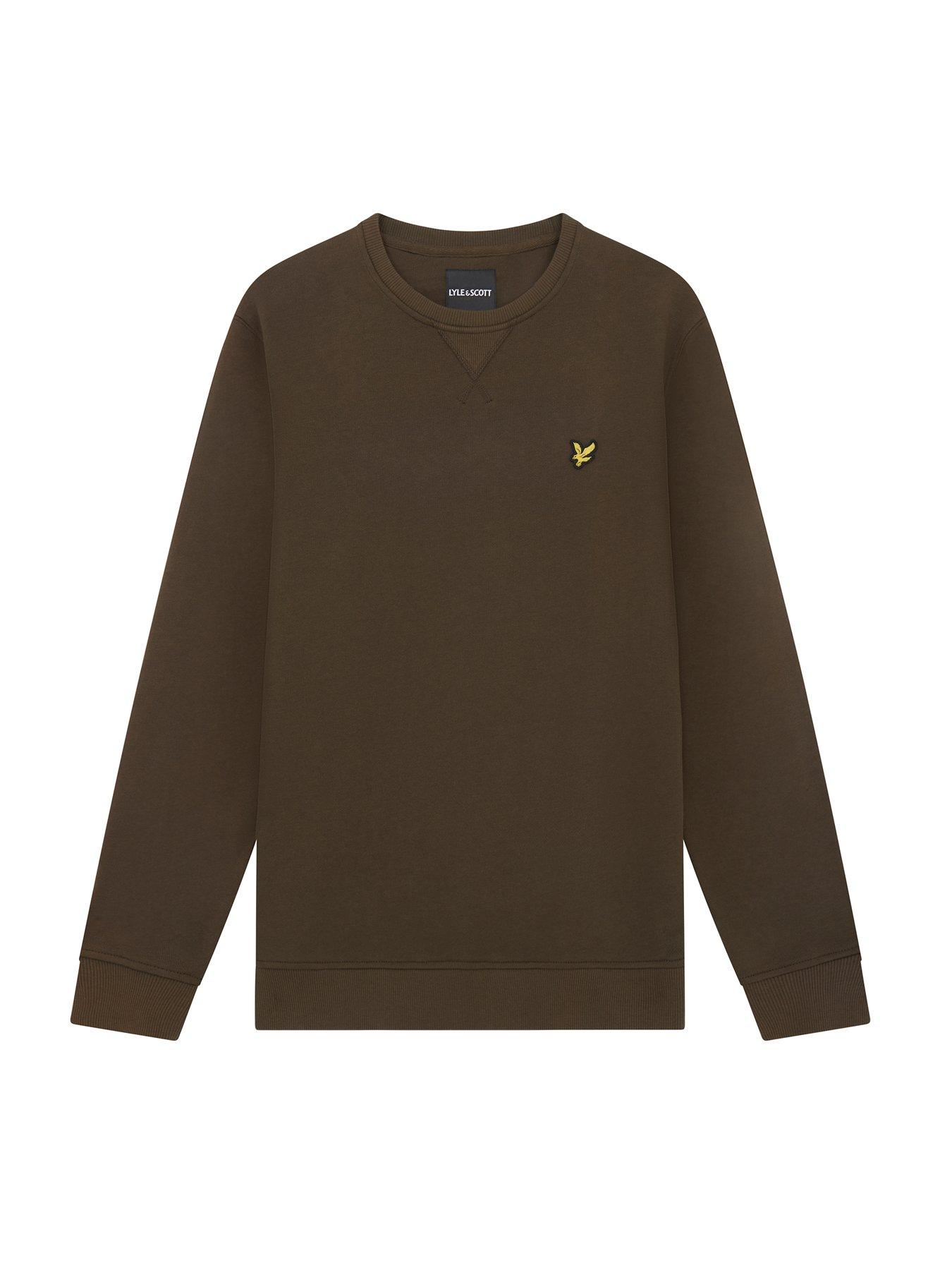 Image 5 of 5 of Lyle & Scott Lyle &amp; Scott Crew Neck Sweat Top - Green