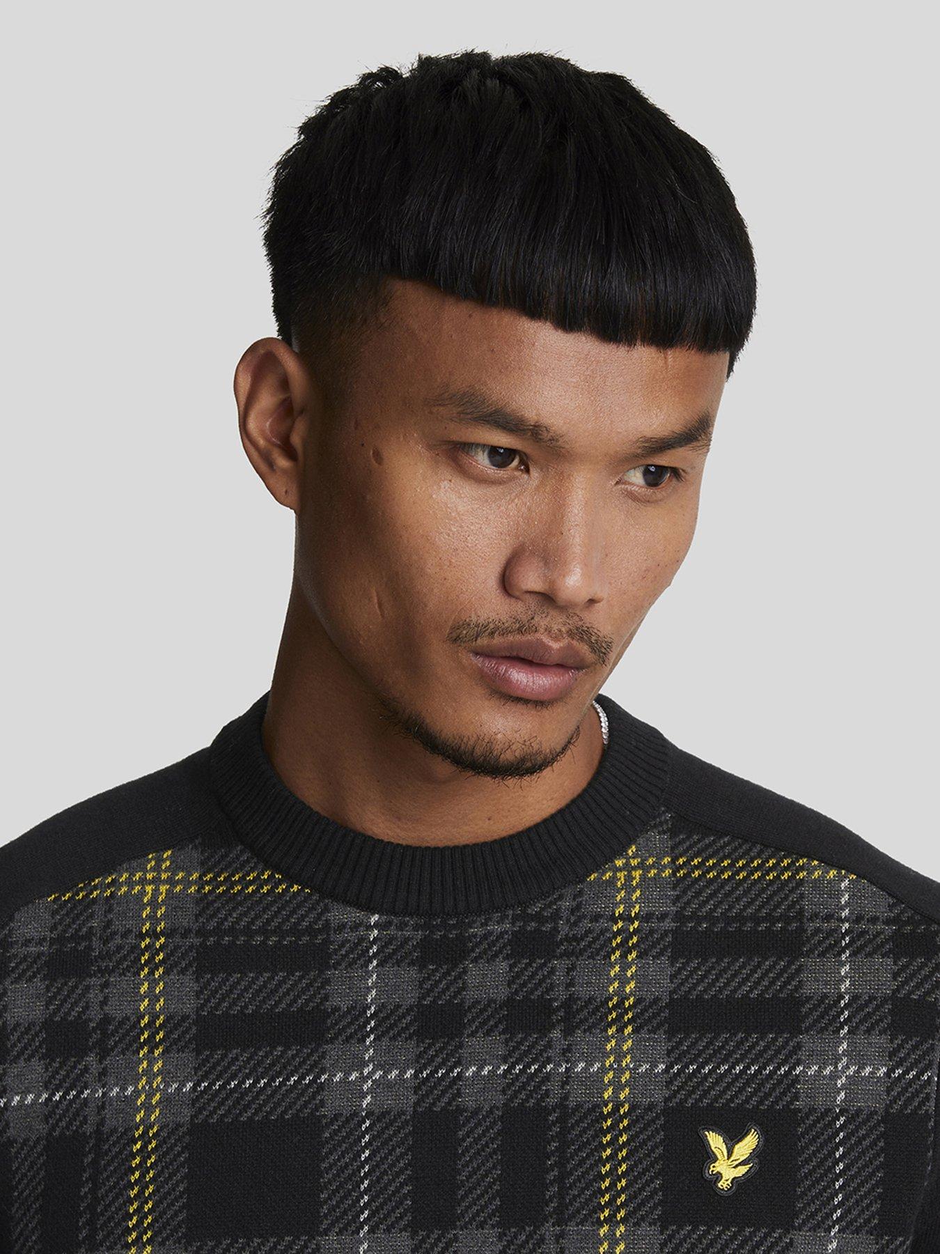 lyle-scott-lyle-amp-scott-tartan-knitted-jumper-blackoutfit