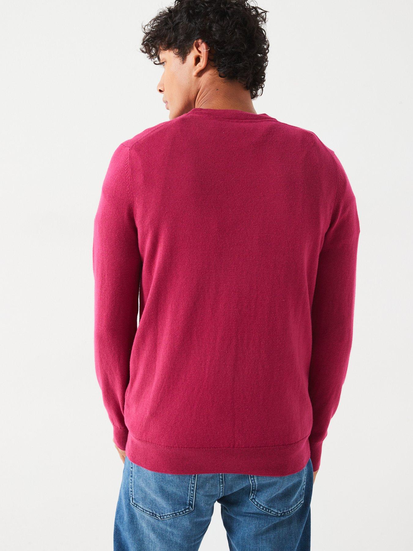 lyle-scott-lyle-amp-scott-cotton-merino-crew-knitted-jumper-redstillFront