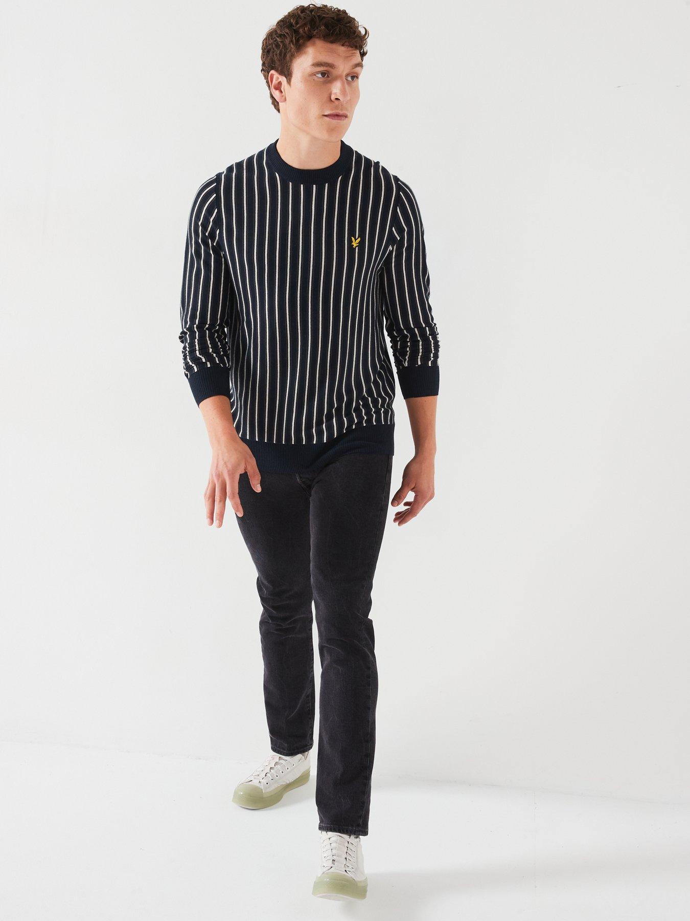 lyle-scott-lyle-amp-scott-vertical-stripe-crew-knitted-jumper-navydetail