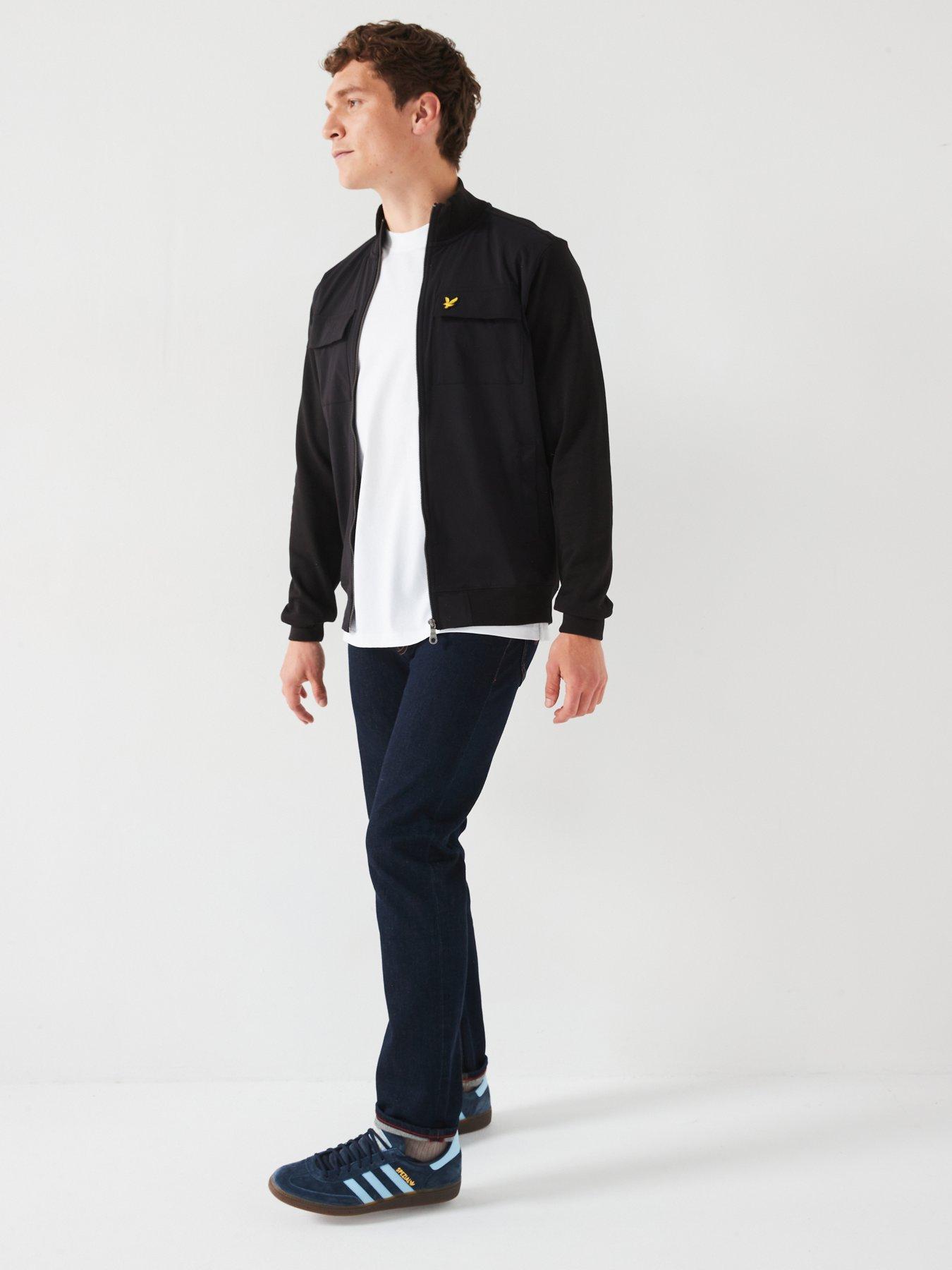 lyle-scott-lyle-amp-scott-hybrid-zip-track-jacket-blackback