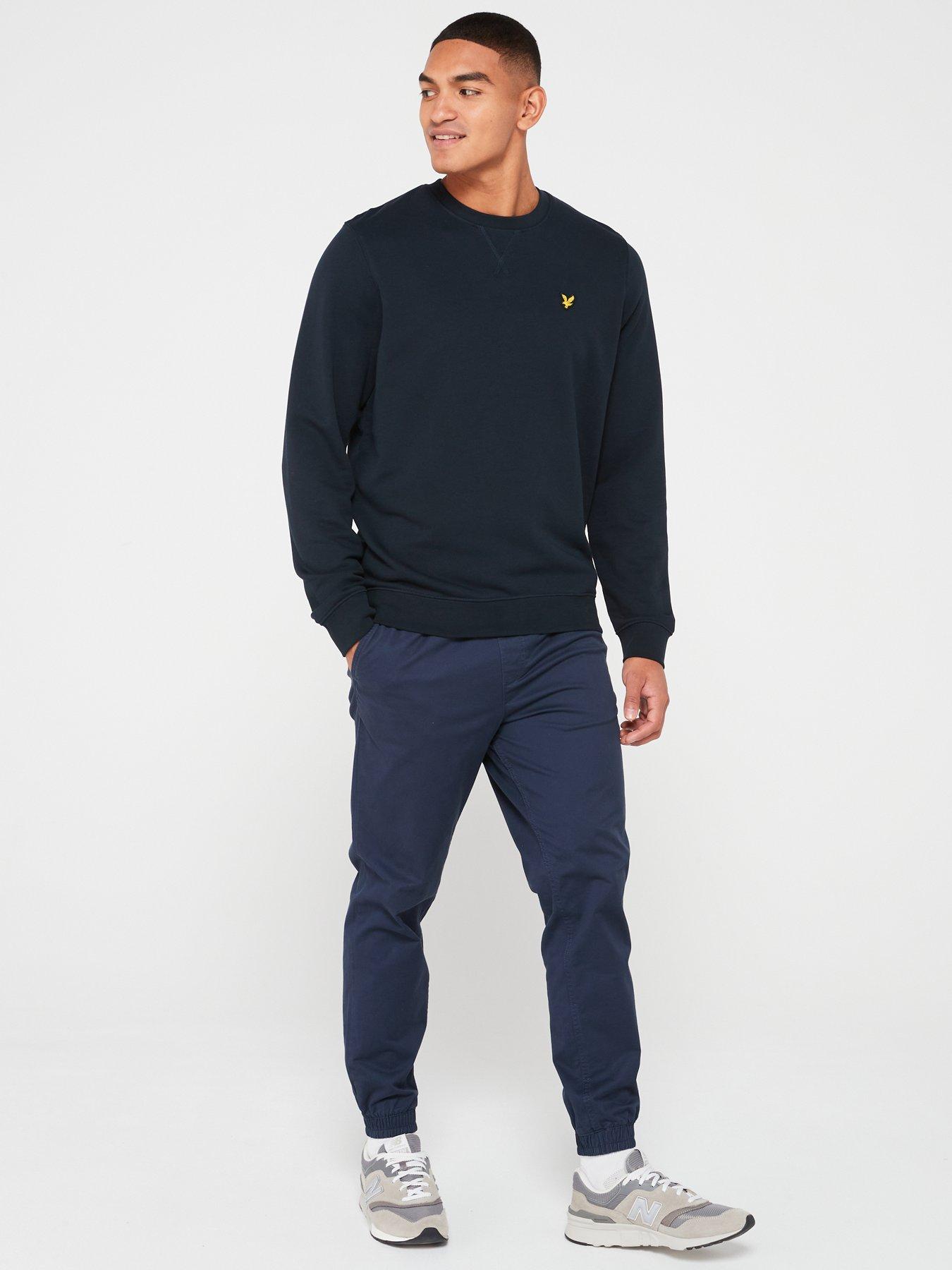 lyle-scott-lyle-amp-scott-tartan-heritage-backhit-crew-sweat-top-navyback