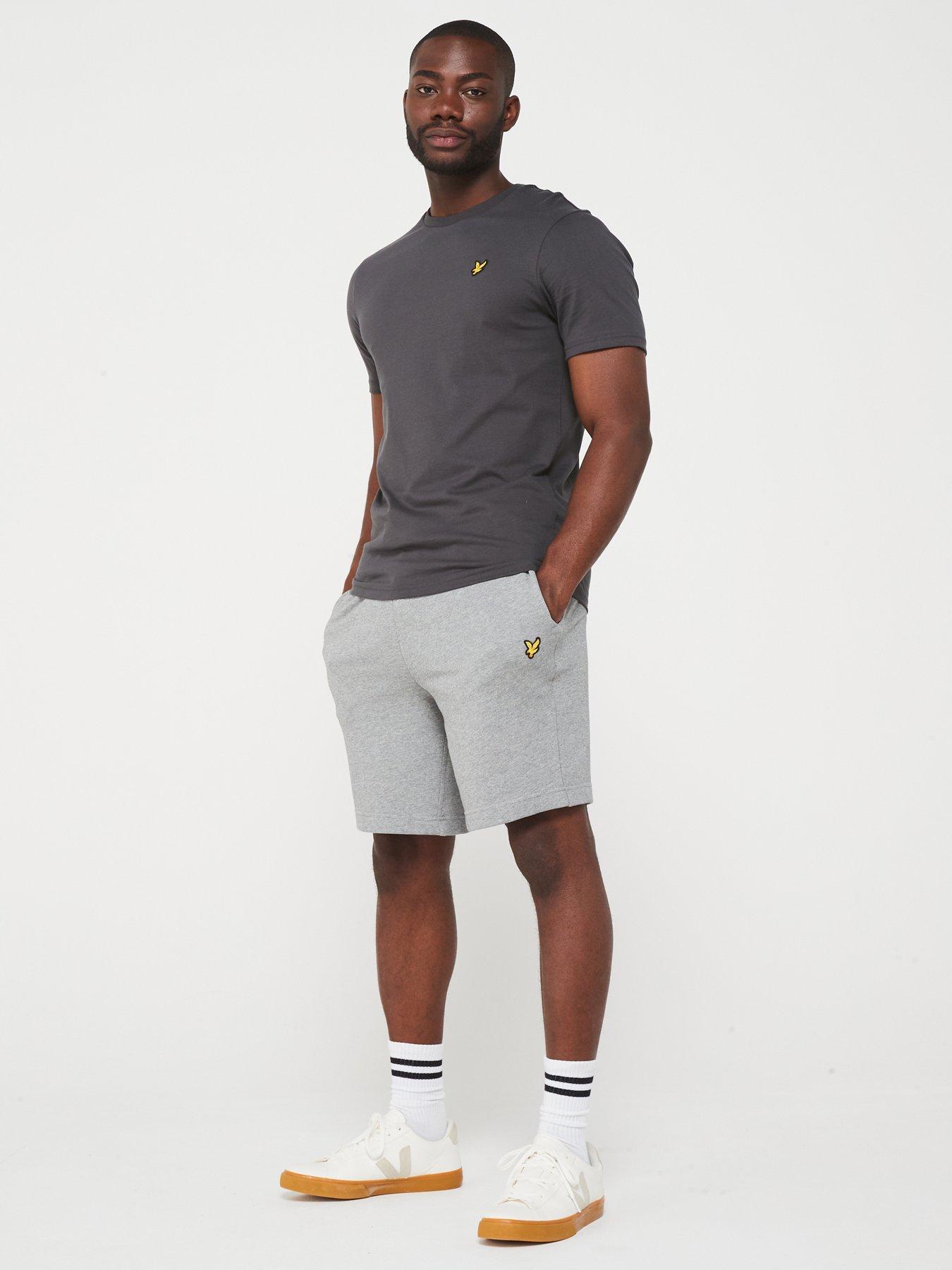 lyle-scott-lyle-amp-scott-short-sleeve-regular-fit-plain-t-shirt-dark-greyback