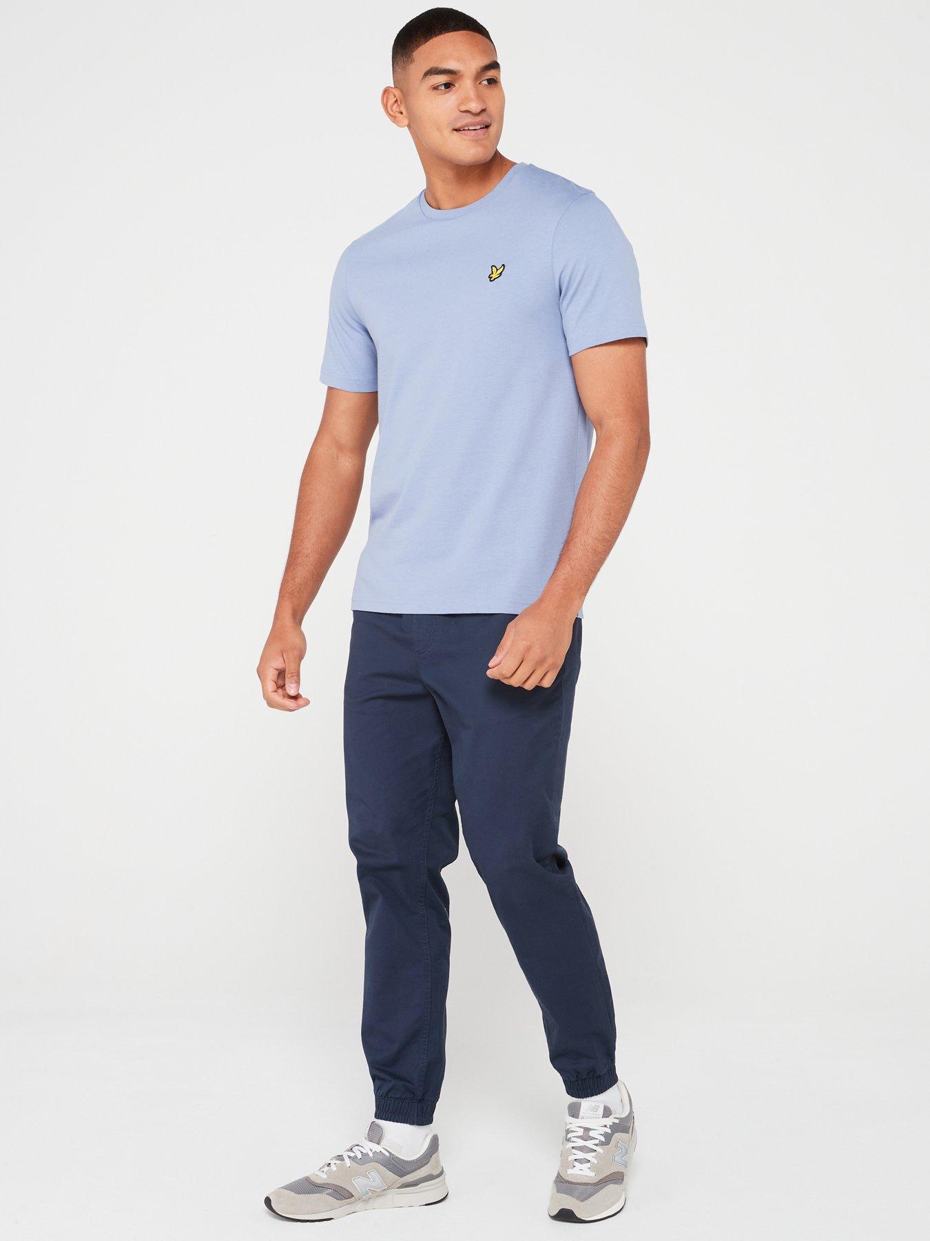 lyle-scott-lyle-amp-scott-short-sleeve-regular-fit-plain-t-shirt-light-blueback