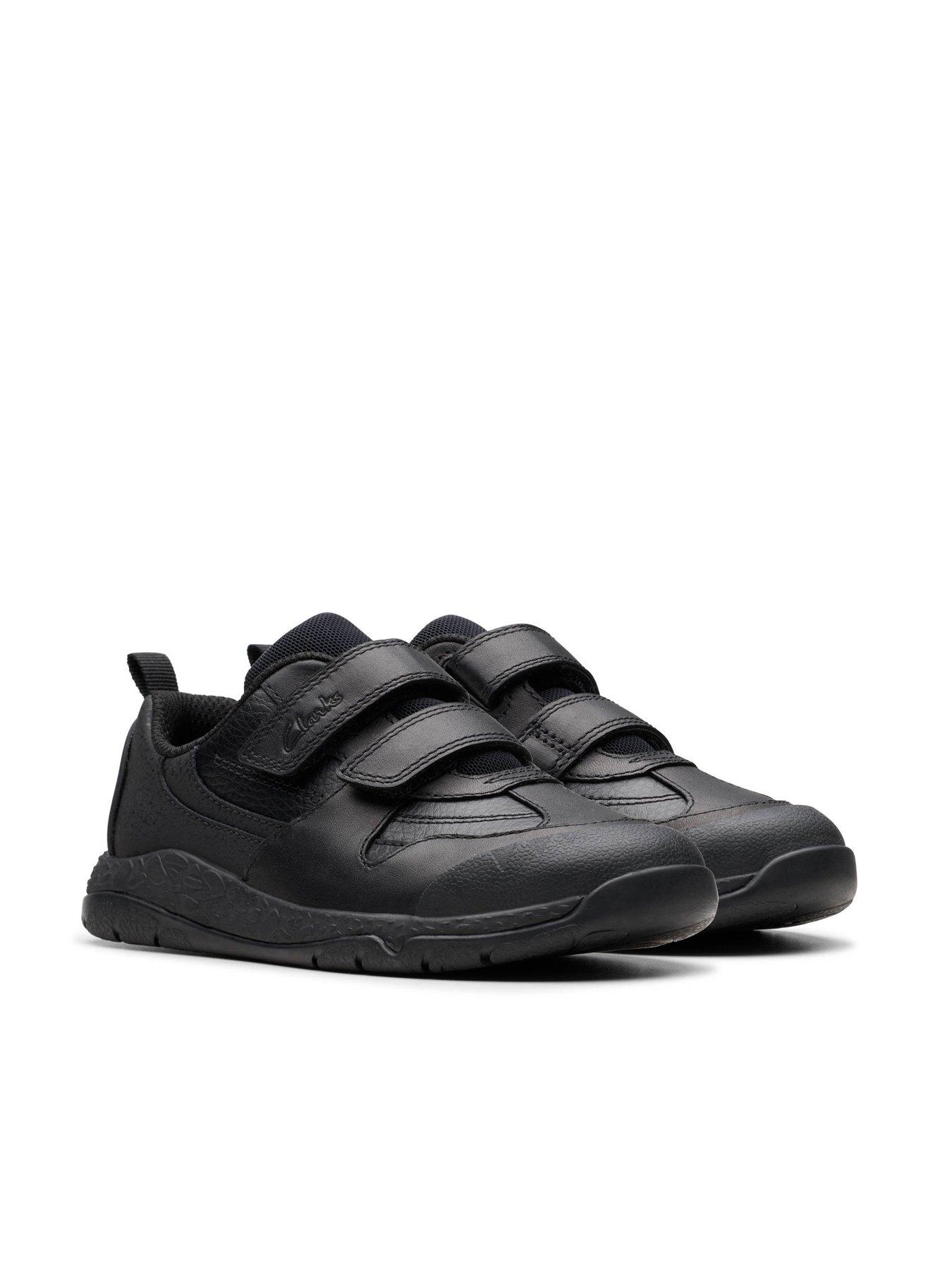 Image 6 of 6 of Clarks Kids Steggy2 Pace Dino Leather Shoe - Black