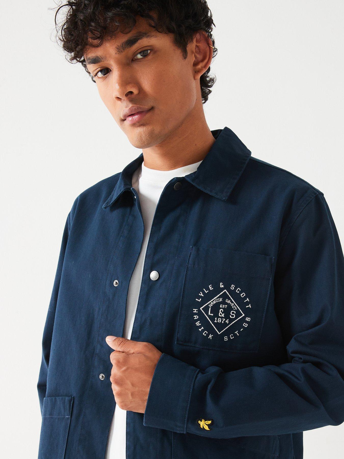 lyle-scott-lyle-amp-scott-stamped-logo-worker-jacket-navyoutfit