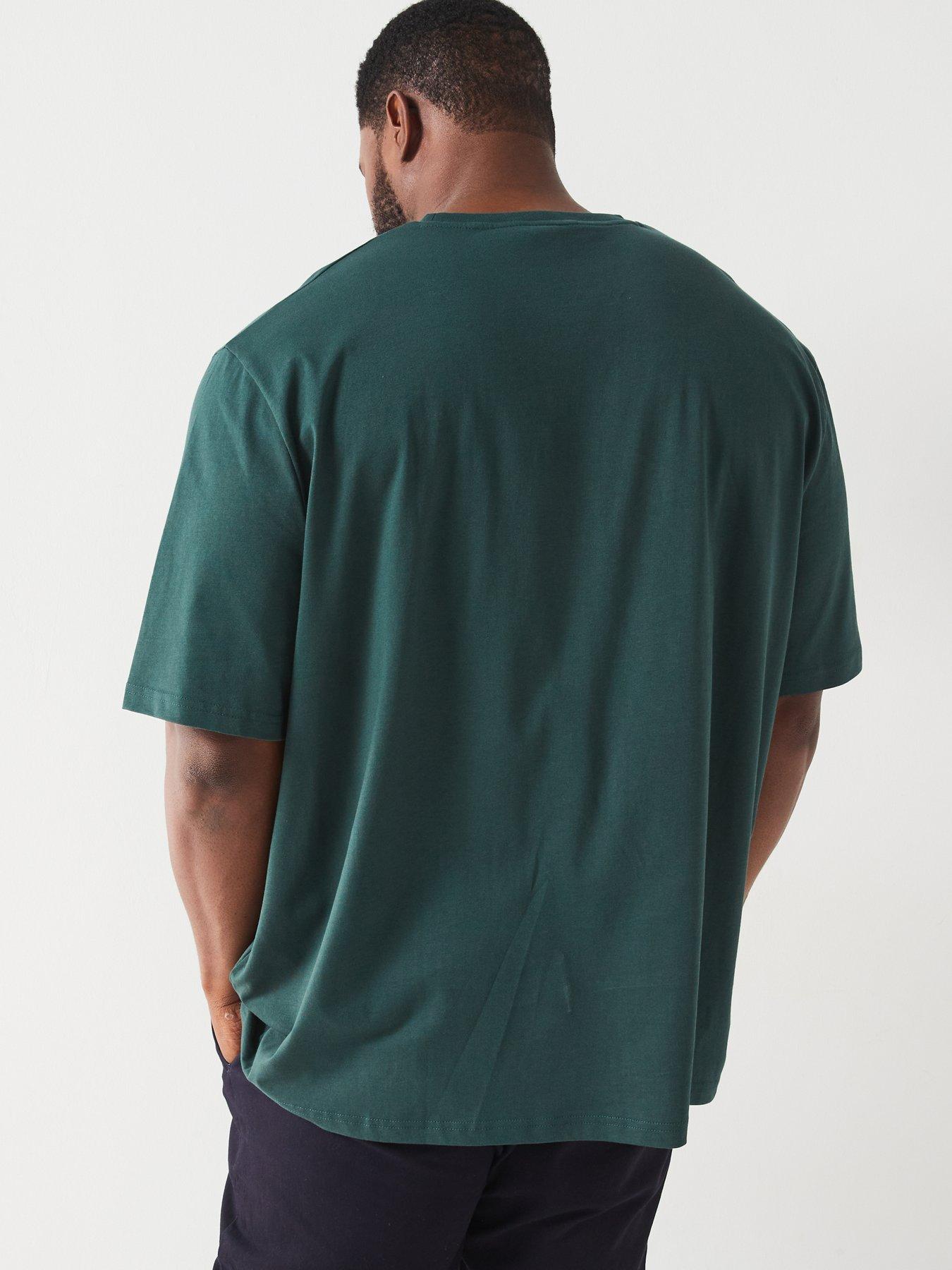 lyle-scott-lyle-amp-scott-big-amp-tall-plain-regular-fit-t-shirt-dark-greenstillFront