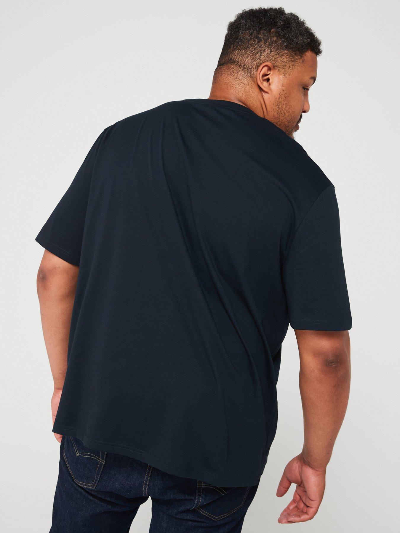 lyle-scott-big-amp-tall-plain-regular-fit-t-shirt-navystillFront