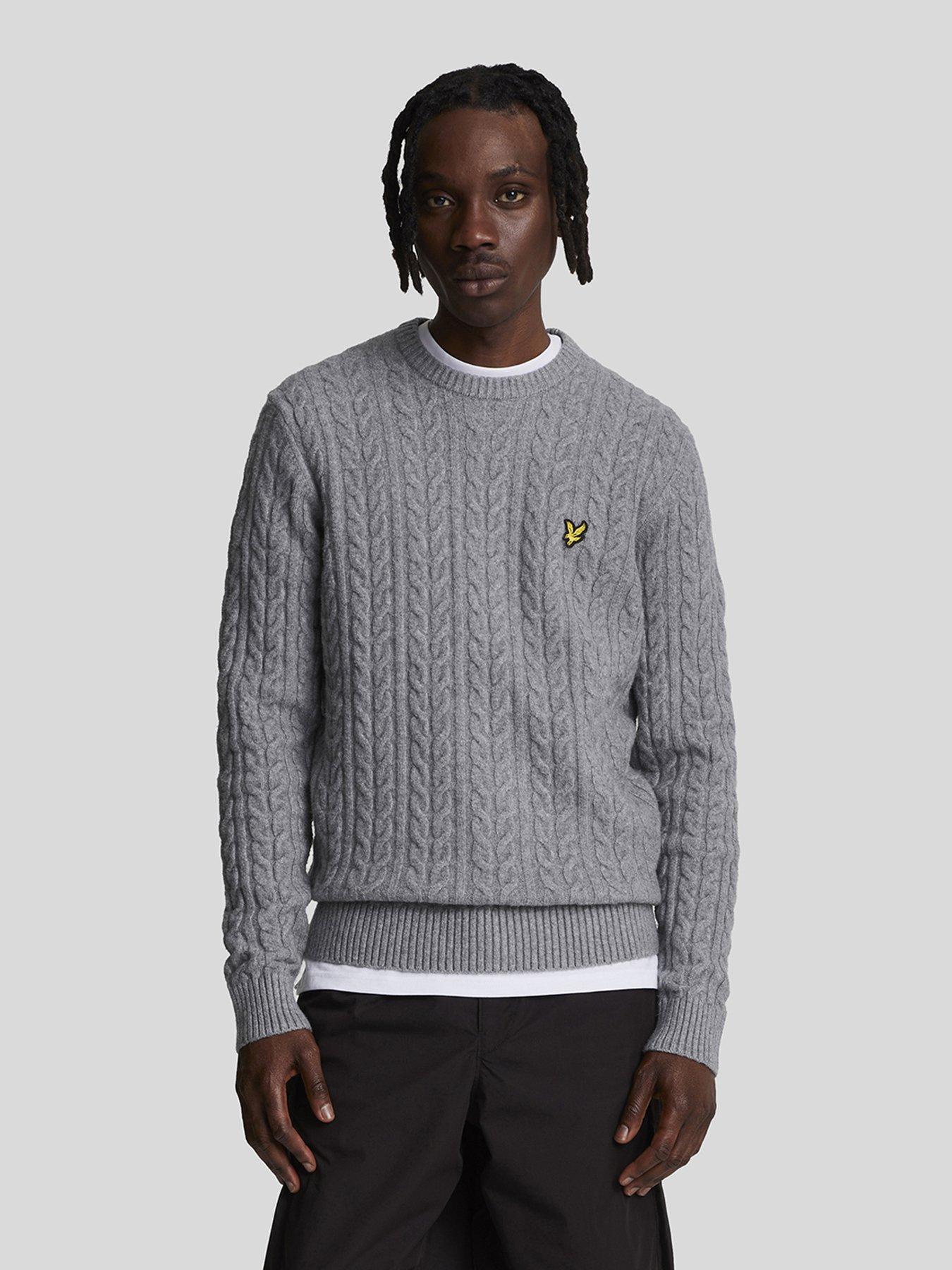 lyle-scott-lyle-amp-scott-cable-crew-neck-knitted-jumper-grey