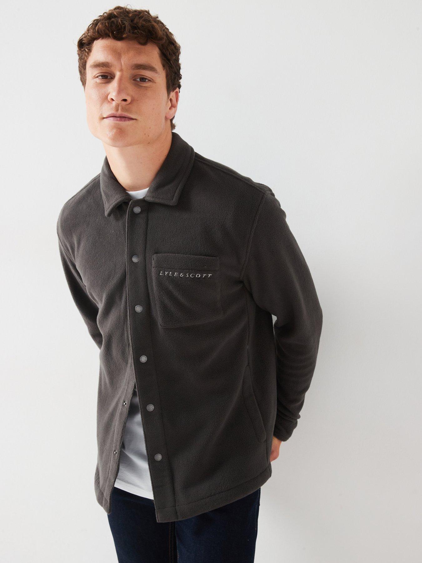 lyle-scott-lyle-amp-scott-embroidered-fleece-overshirt-dark-greyfront