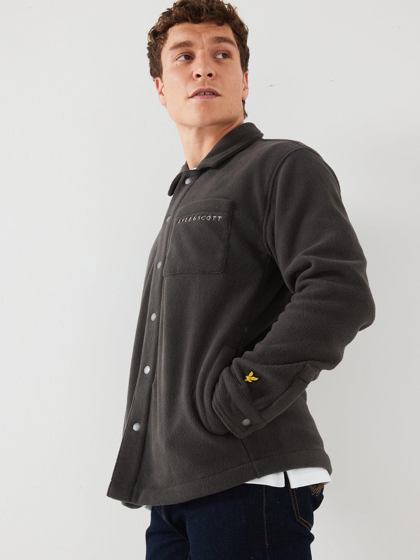 lyle-scott-lyle-amp-scott-embroidered-fleece-overshirt-dark-greyoutfit