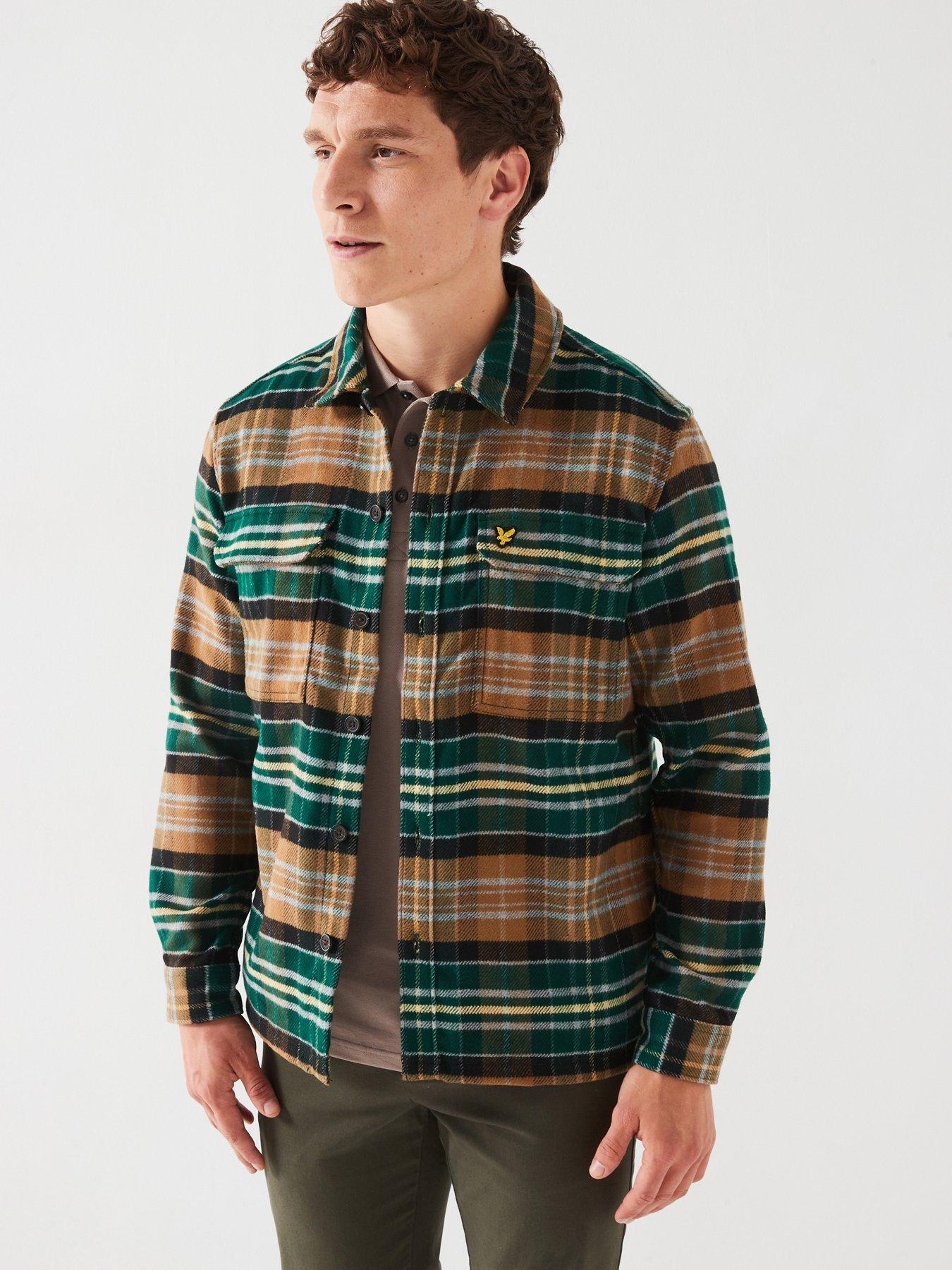 lyle-scott-check-flannel-overshirt-multi