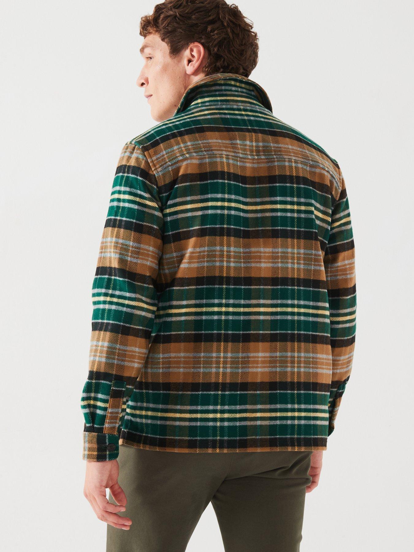 lyle-scott-lyle-amp-scott-check-flannel-overshirt-multistillFront