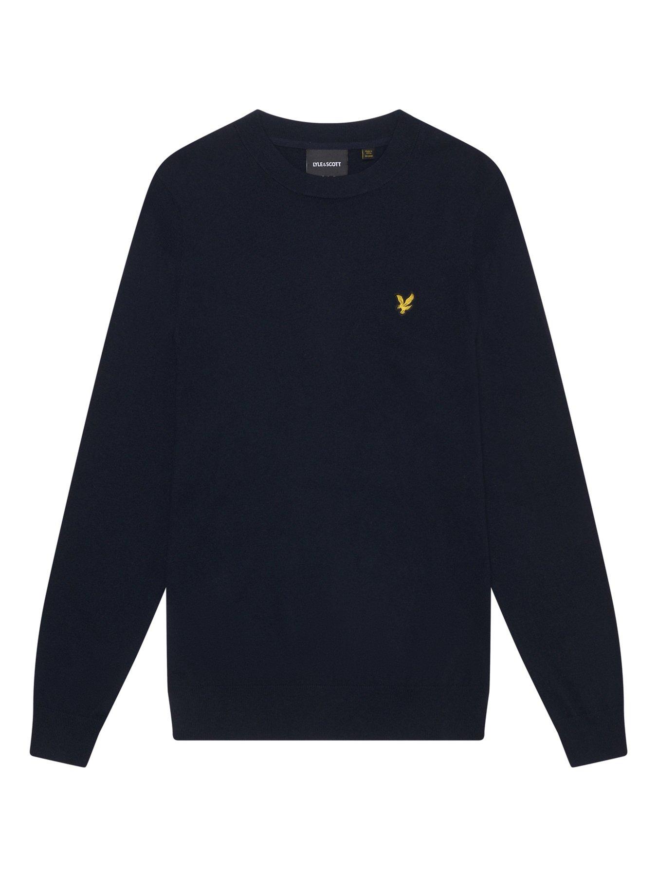 lyle-scott-lyle-amp-scott-cotton-merino-crew-knitted-jumper-navy