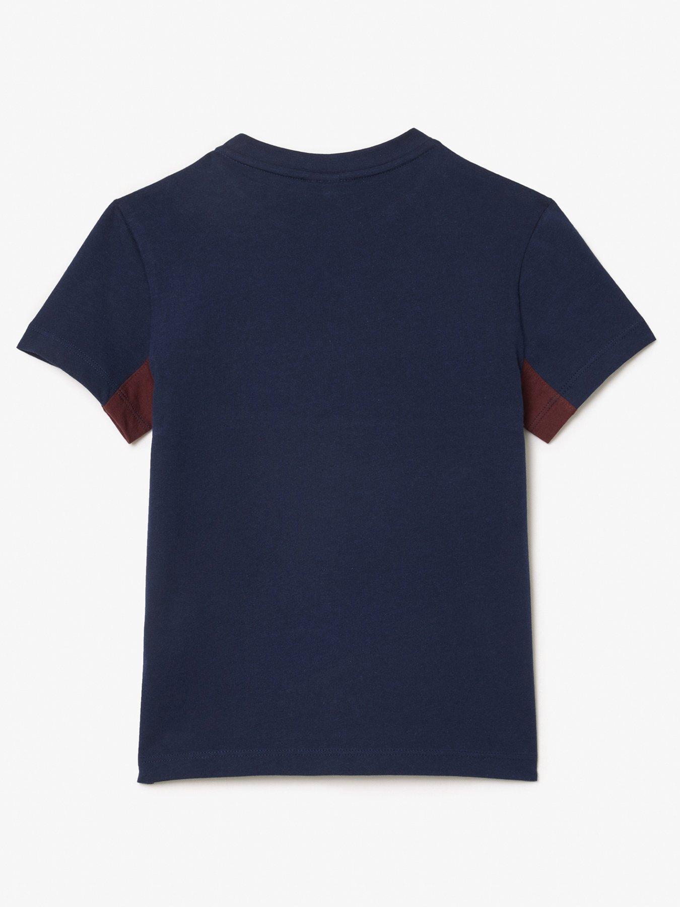 lacoste-kids-color-block-t-shirt-navyback